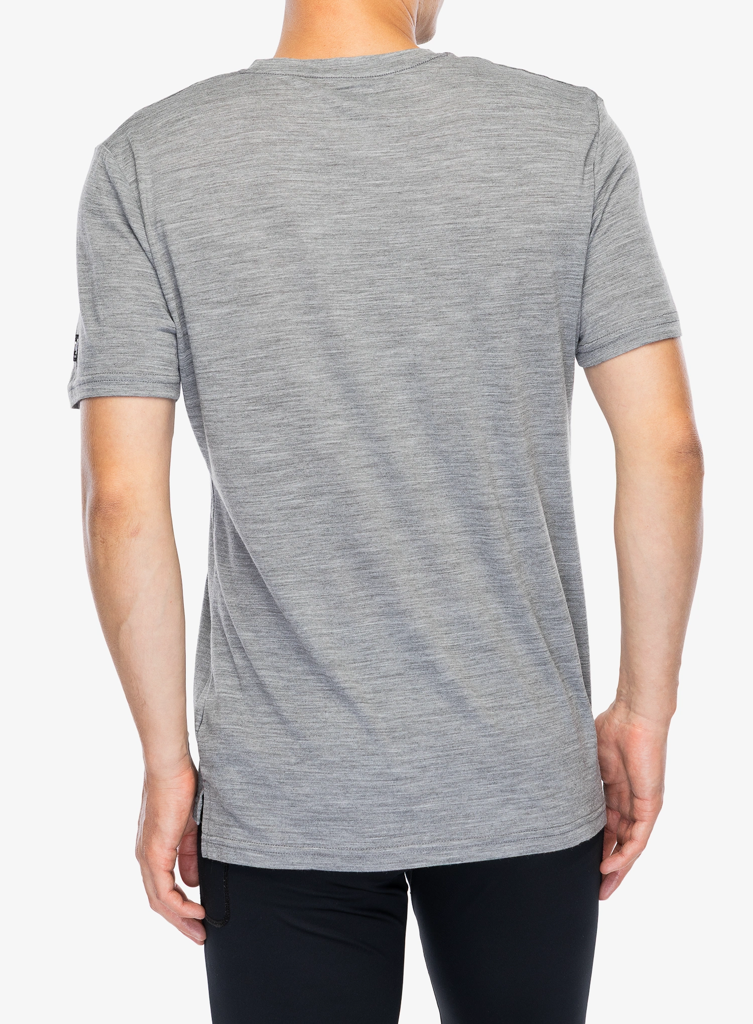 Super.natural Carski Tee Merinó póló - cashmere grey melange/various