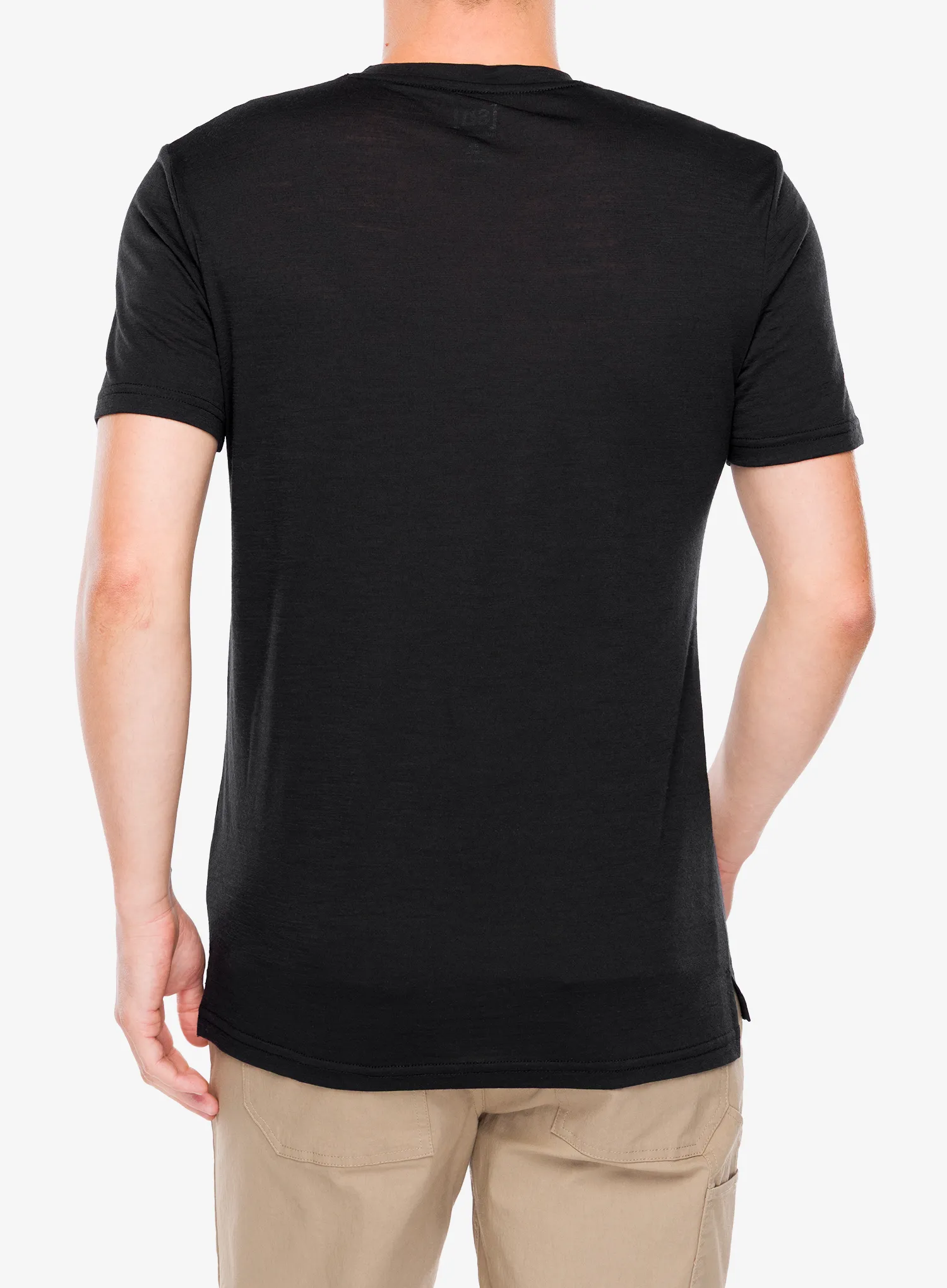 Super.natural Jumping Jack Tee Merinó póló - jet black/feather grey