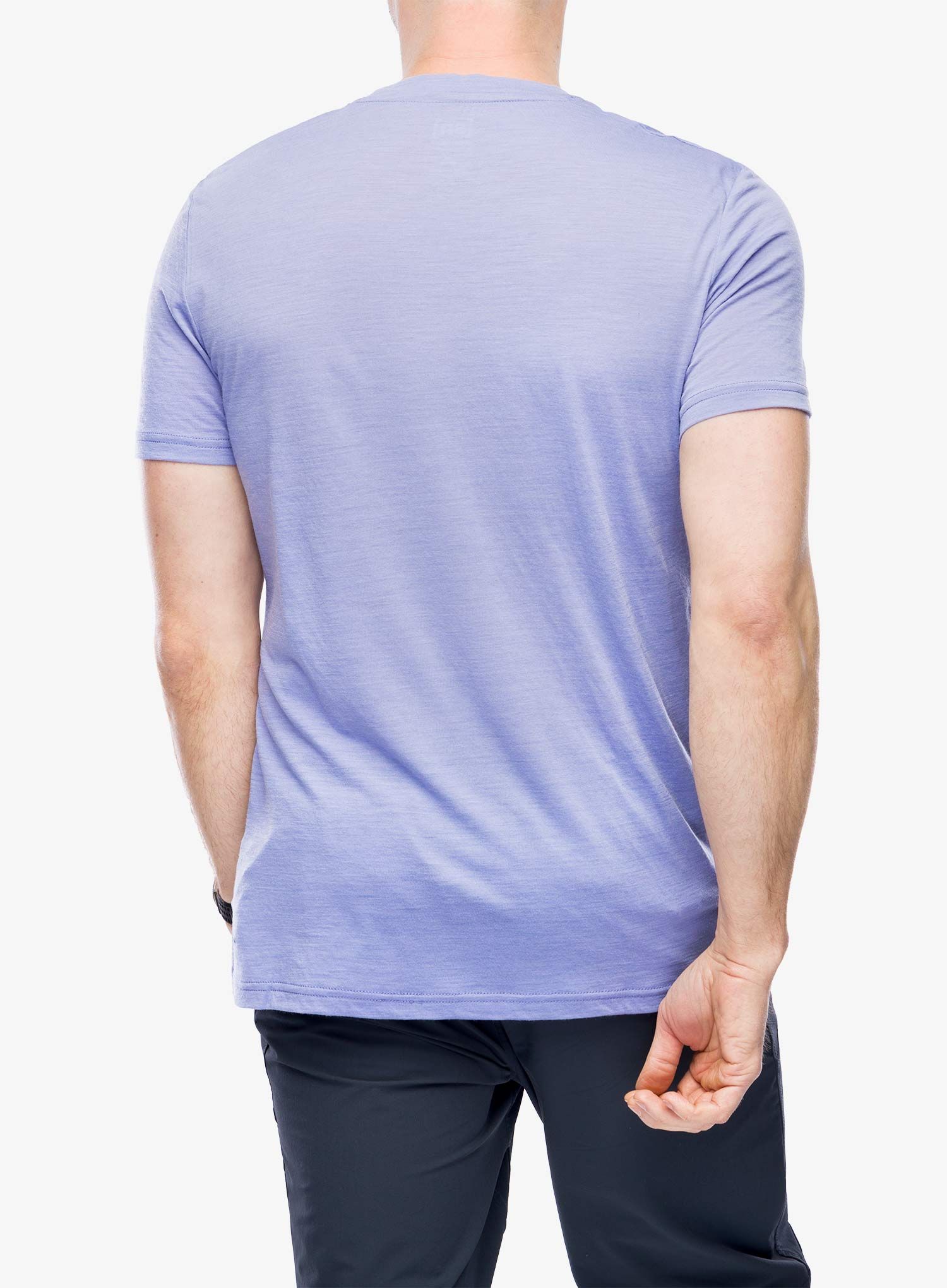 Super.natural Sn Sailor Tee Merinó póló - blue violet/black/red