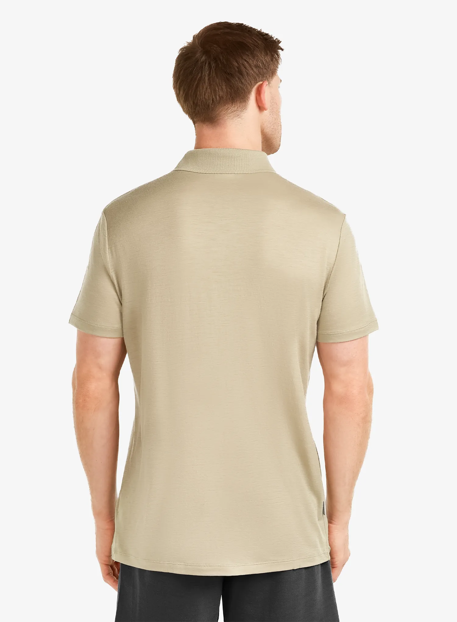 Icebreaker Merino 150 Tech Lite III SS Polo Pólóing - flagstone