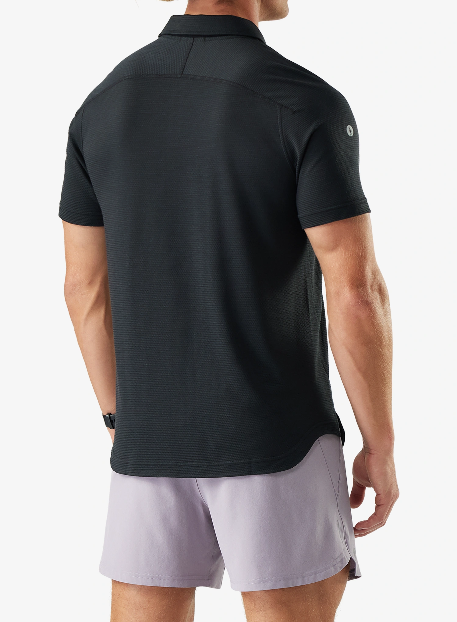 Smartwool Active Mesh Polo Pólóing - black