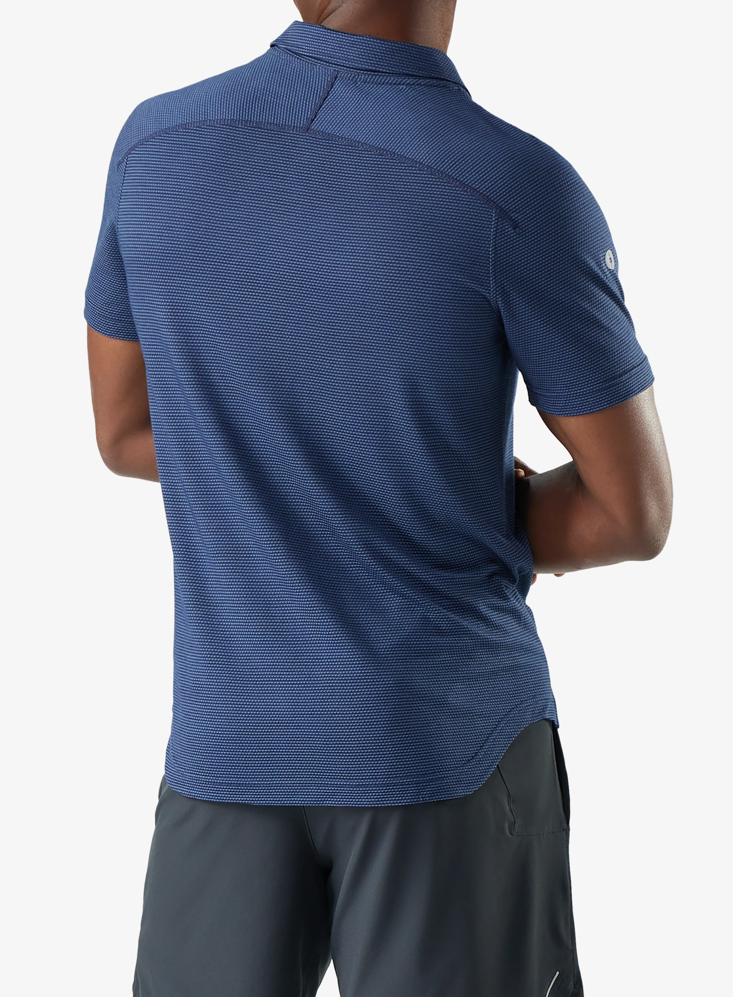 Smartwool Active Mesh Polo Pólóing - nightfall/deep navy