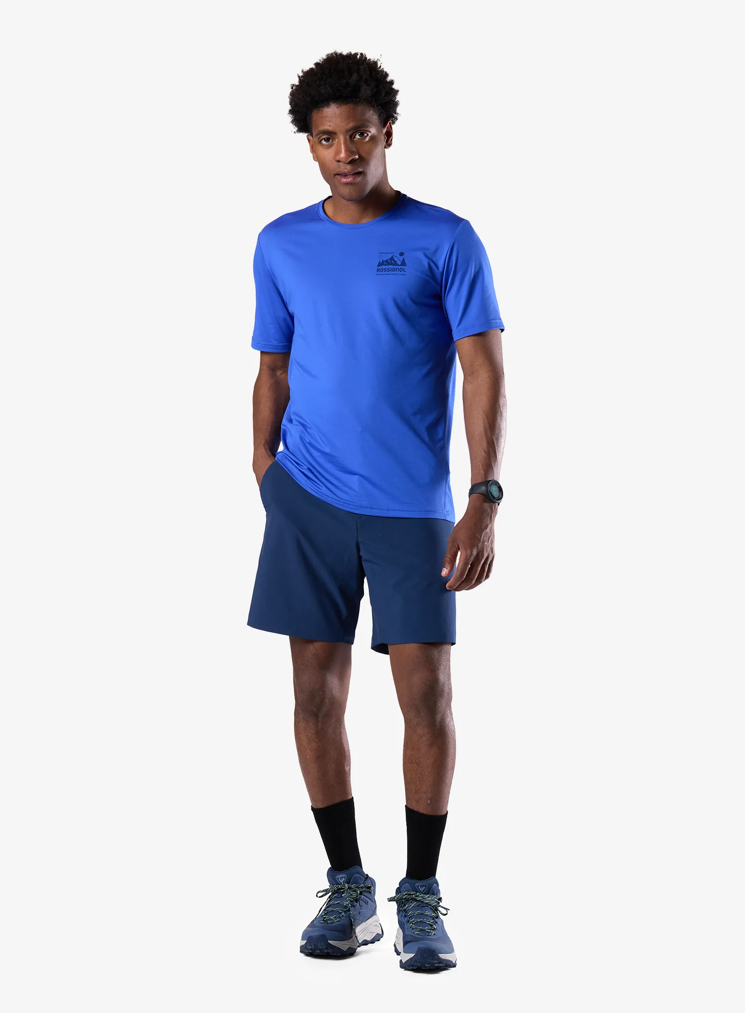 Rossignol Graphic Active Tee Póló - dazzle blue