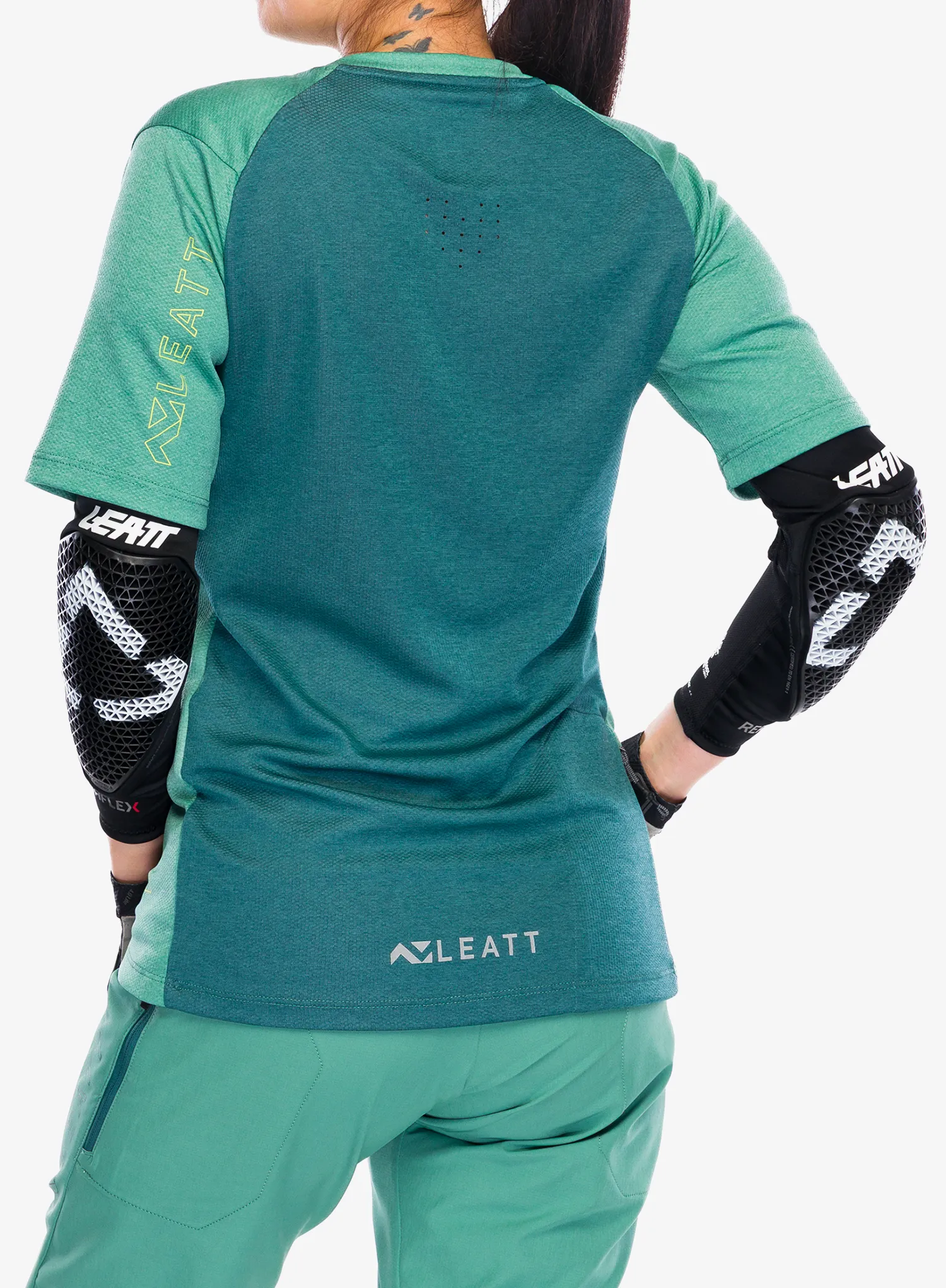 Leatt Jersey MTB Trail 2.0 Női kerékpáros póló - lagoon