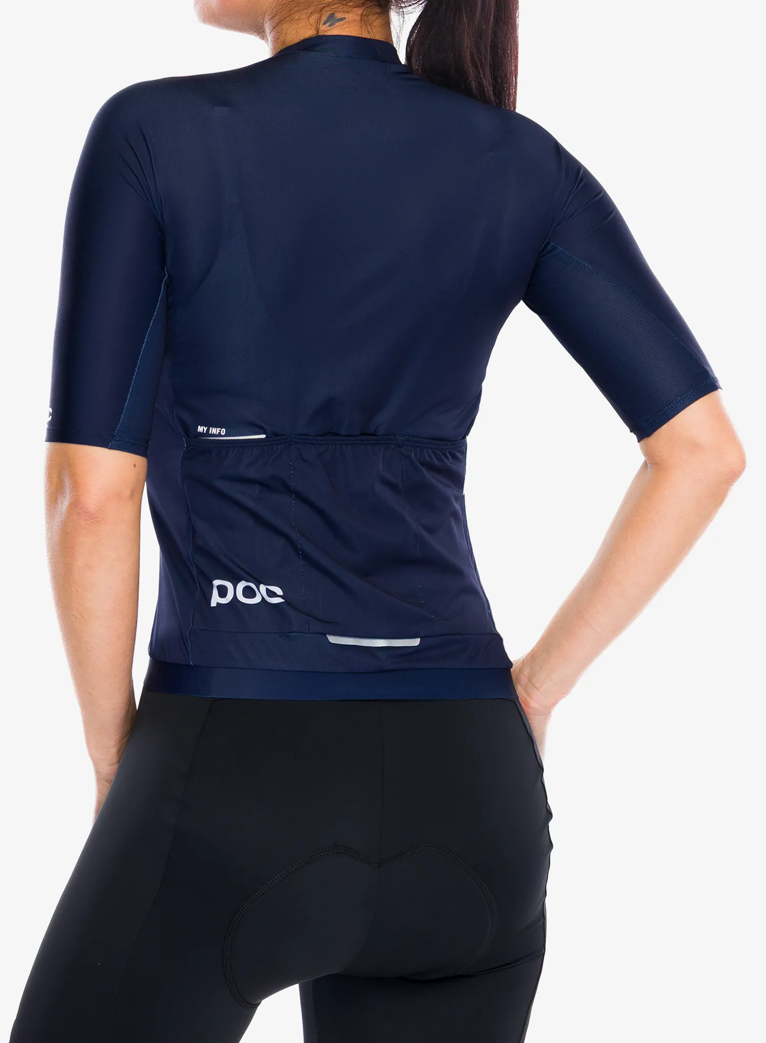 POC Pristine Jersey Női kerékpáros póló - turmaline navy