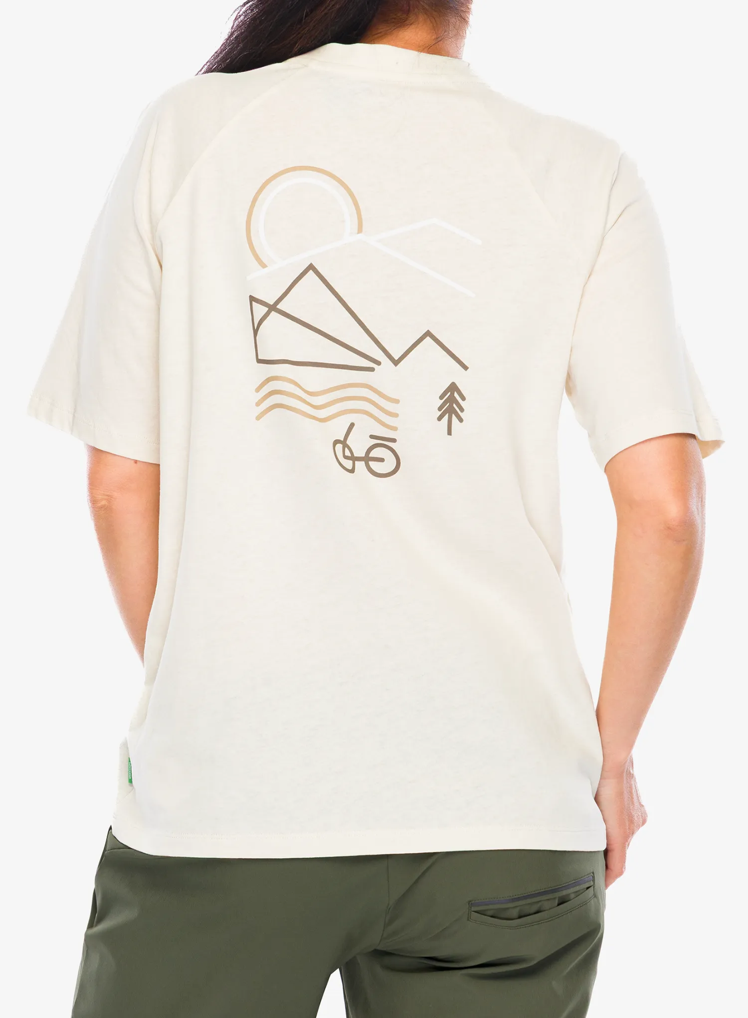 Vaude Cyclist Casual Shirt Női kerékpáros póló - ecru