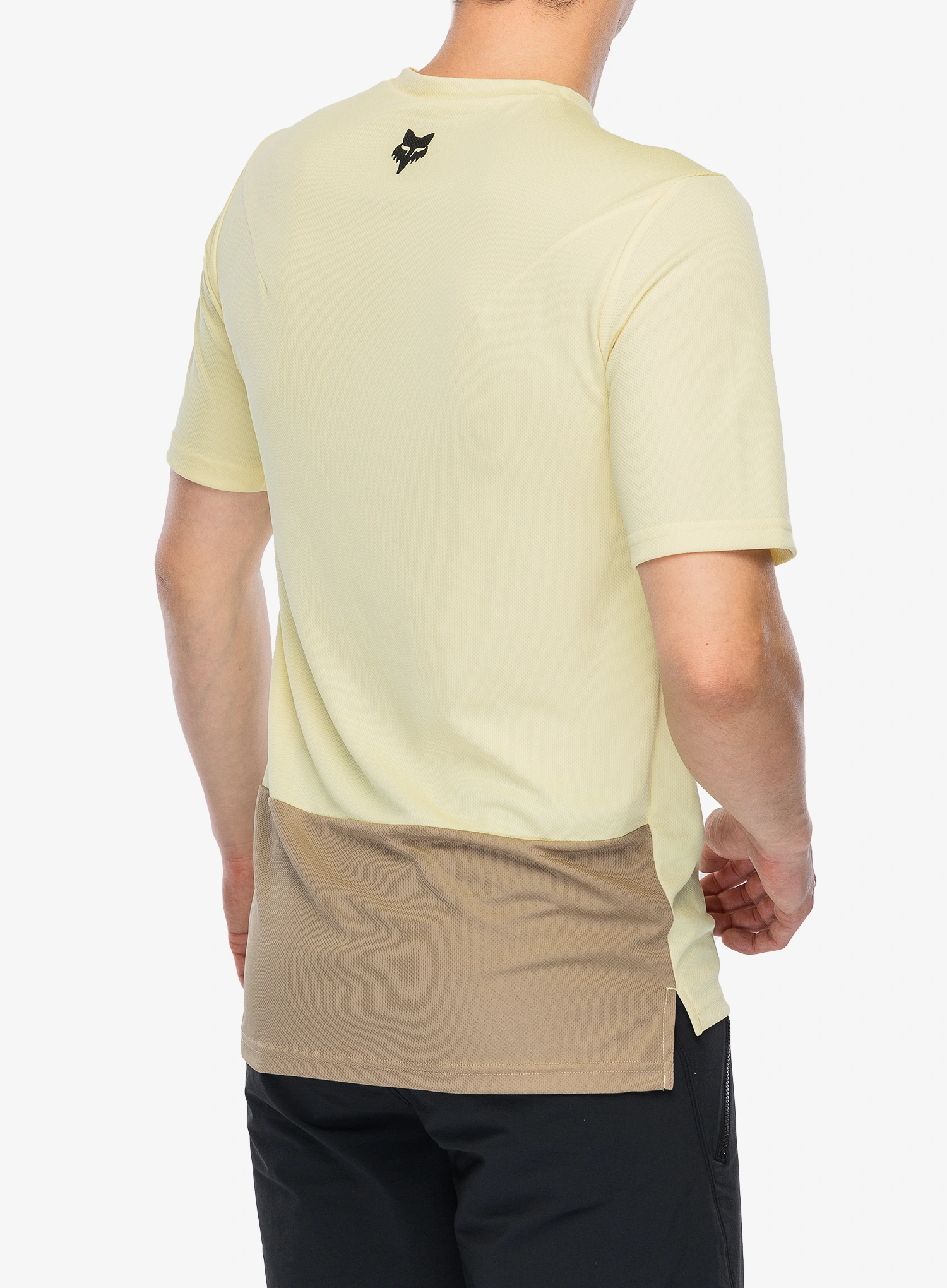 Fox Ranger SS Jersey Wordmark Kerékpáros póló - lemonade