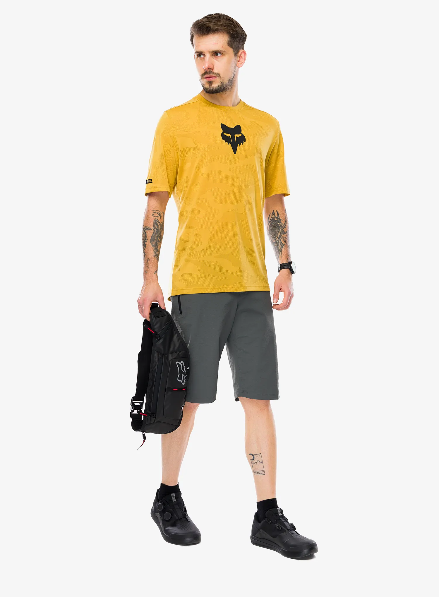 Fox Ranger Tru Dri SS Jersey Kerékpáros póló - bronze