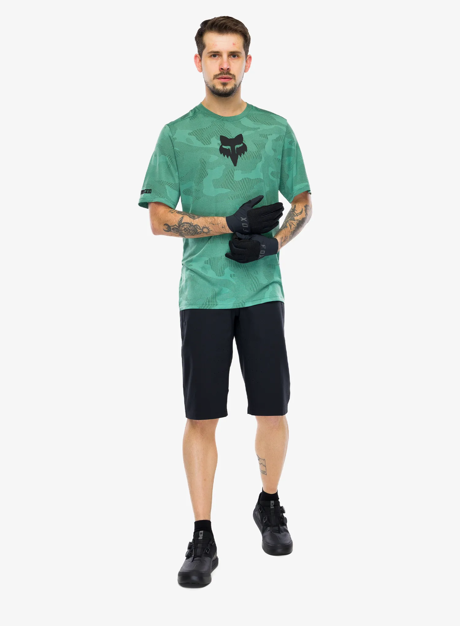 Fox Ranger Tru Dri SS Jersey Kerékpáros póló - pine