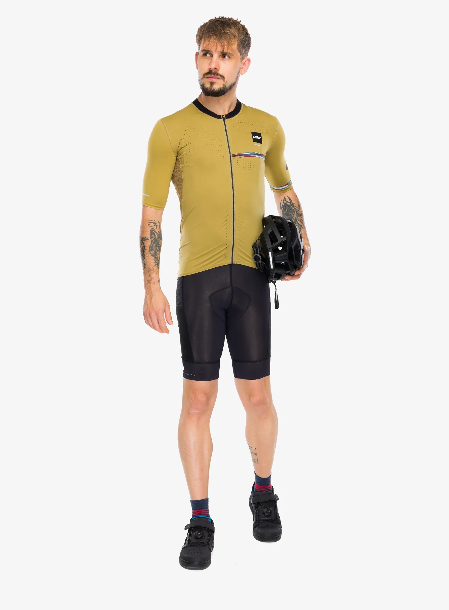 Leatt MTB Endurance 5.0 Cargo Kerékpáros póló - brass brown