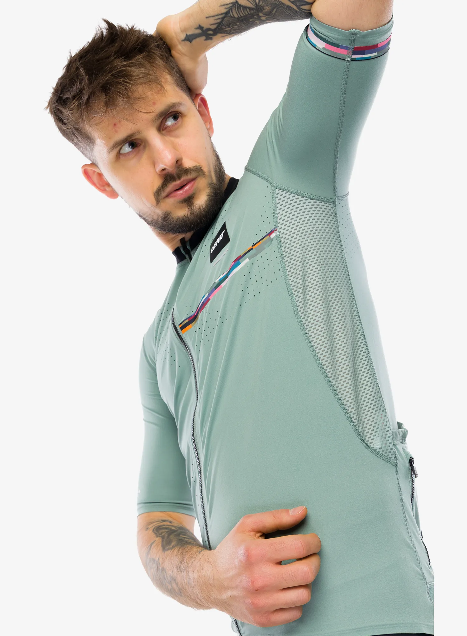 Leatt MTB Endurance 5.0 Cargo Kerékpáros póló - mist green