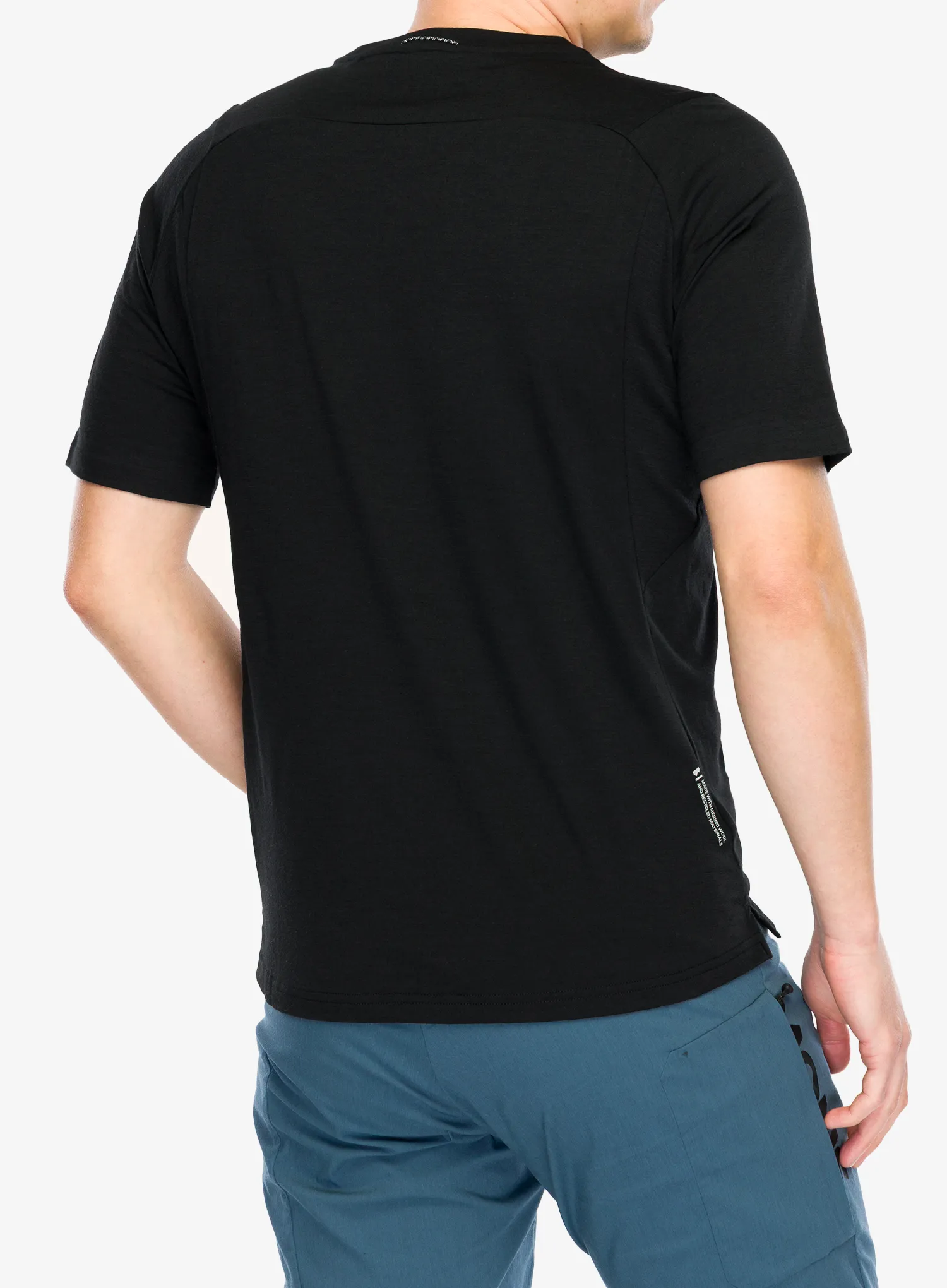 Mons Royale Diversion Merino Bike Jersey Short Sleeve Kerékpáros póló - black