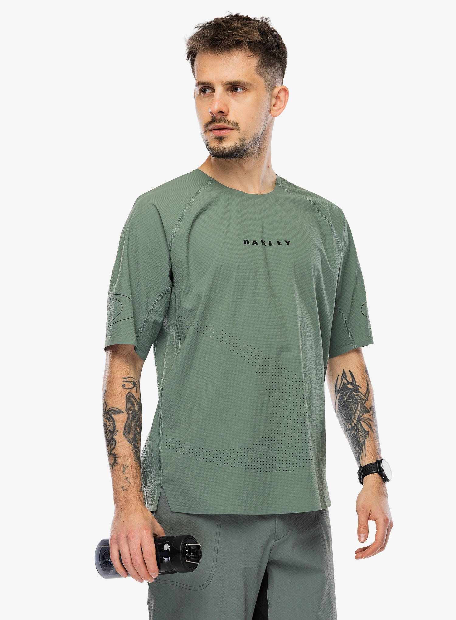 Oakley Seeker Whip SS Jersey Kerékpáros póló - aviator green