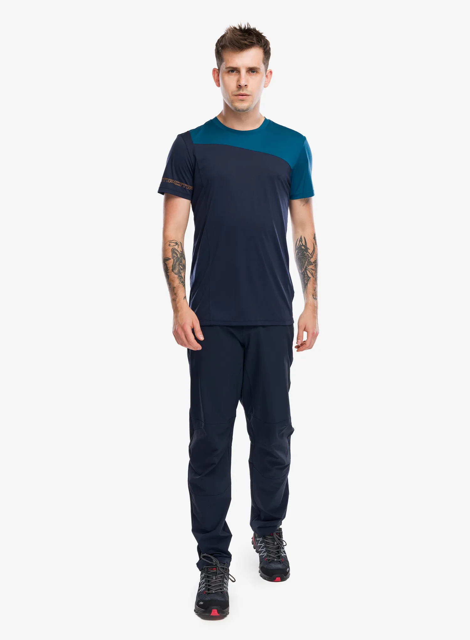 CMP Juvan T-Shirt Gyorsan száradó póló - black blue