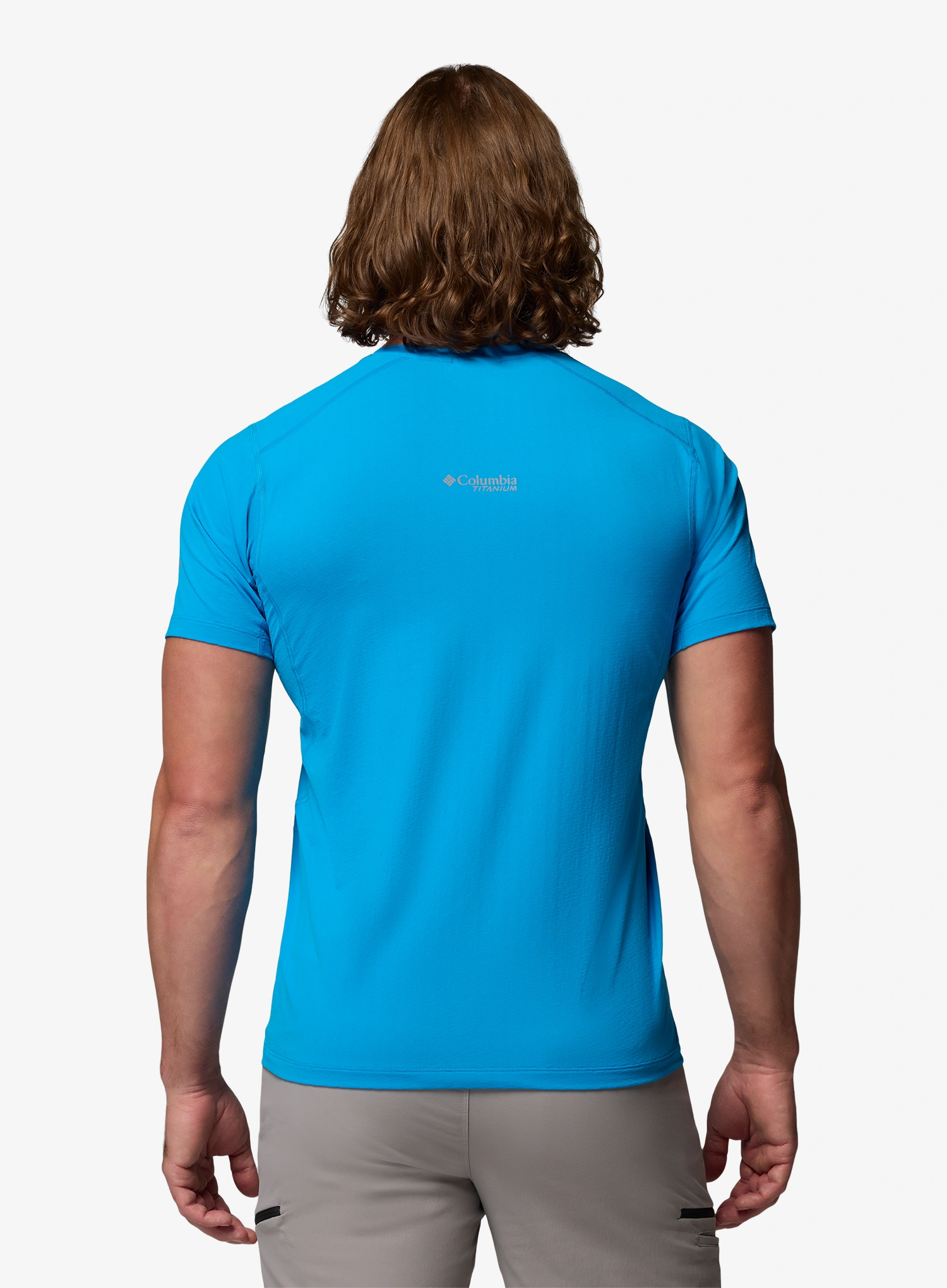Columbia Diamond Peak Pro Short Sleeve Gyorsan száradó póló - compass blue
