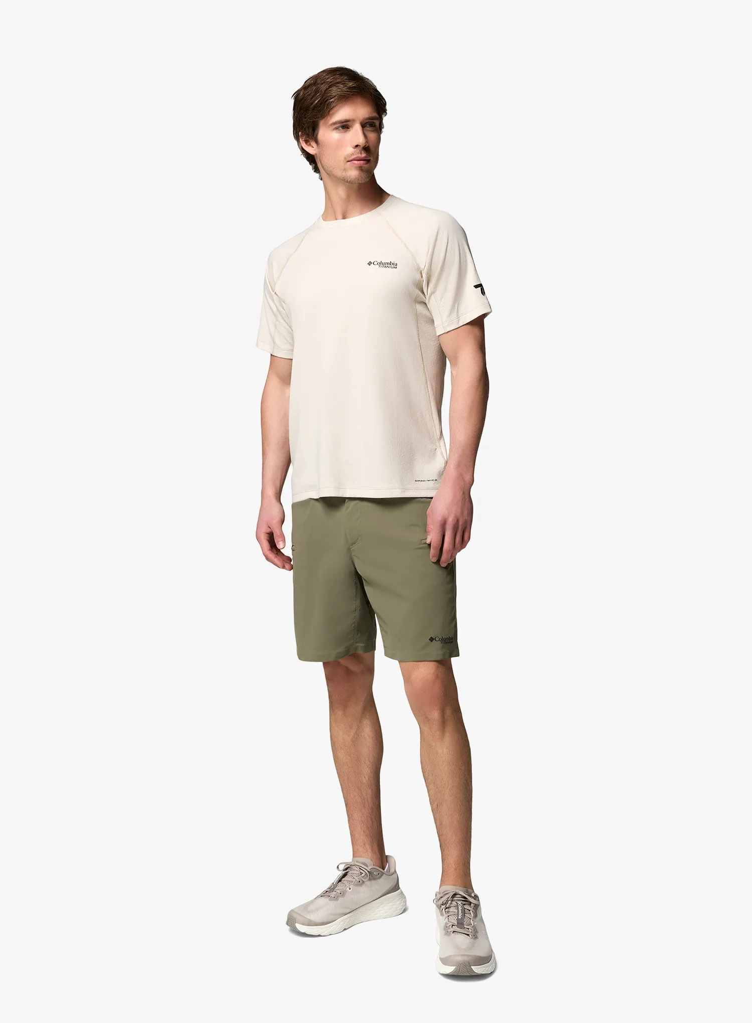 Columbia DriVenture Short Sleeve Gyorsan száradó póló - dark stone