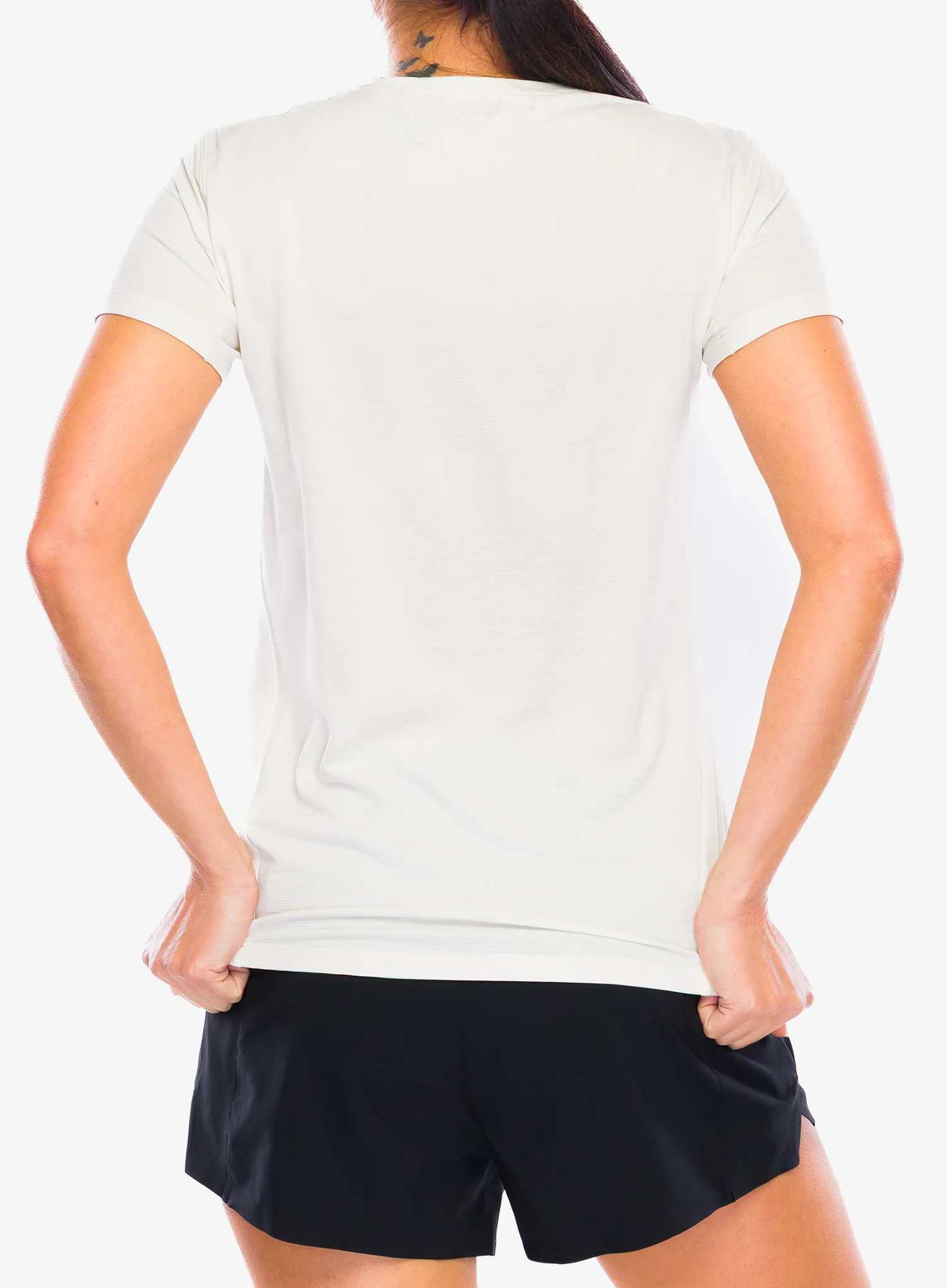 Arcteryx Taema Crew Neck SS Gyorsan száradó női póló - arctic silk heather
