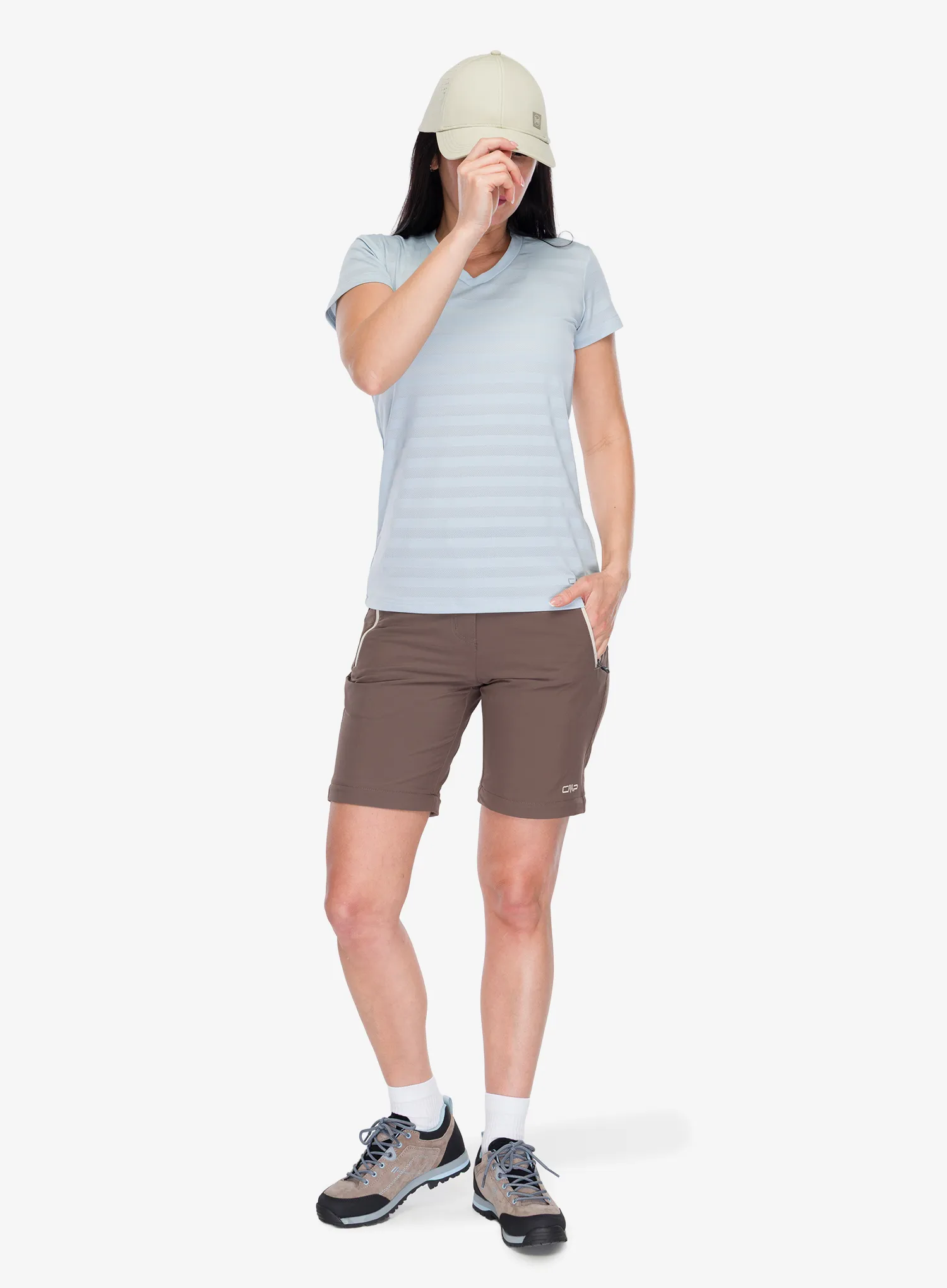 CMP Velora T-Shirt Gyorsan száradó női póló - sky blue