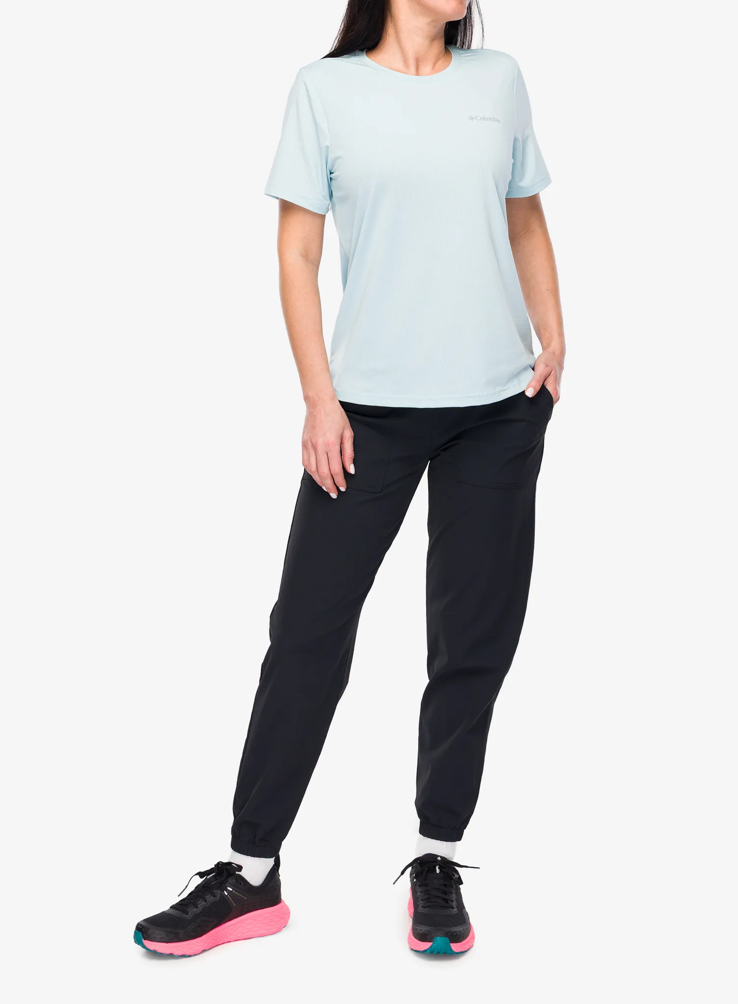 Columbia Wild Springs S/S Gyorsan száradó női póló - marine light