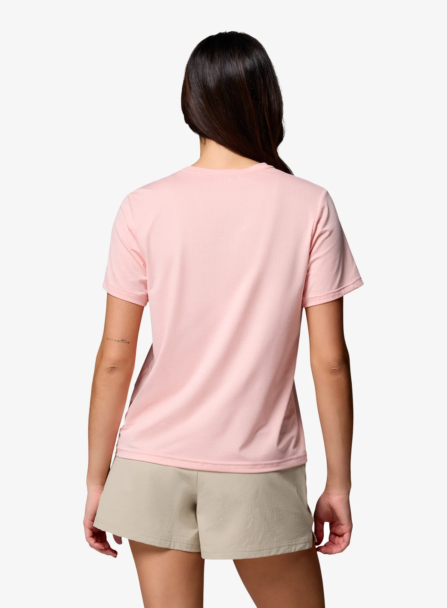 Columbia Wild Springs S/S Gyorsan száradó női póló - pink sand
