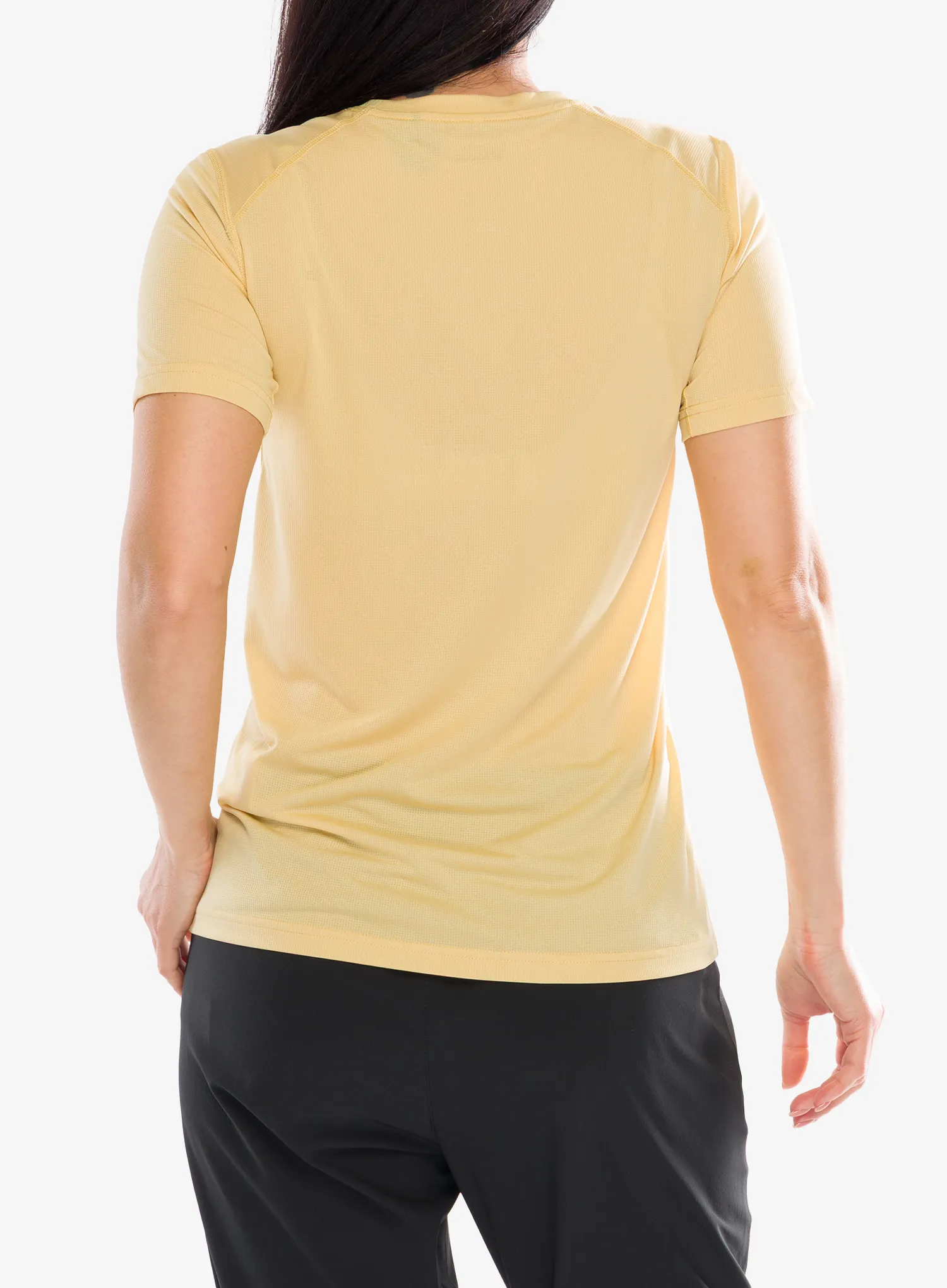 Fjallraven Abisko Day Hike SS Gyorsan száradó női póló - mais yellow