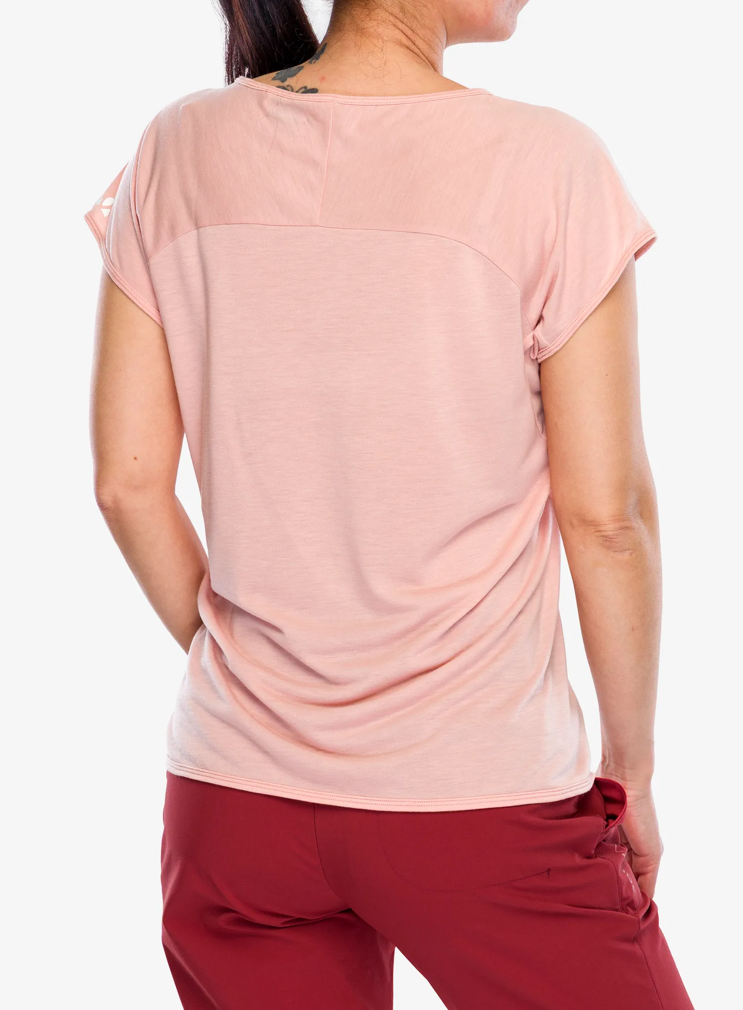 Vaude Tekoa T-Shirt II Gyorsan száradó női póló - soft rose