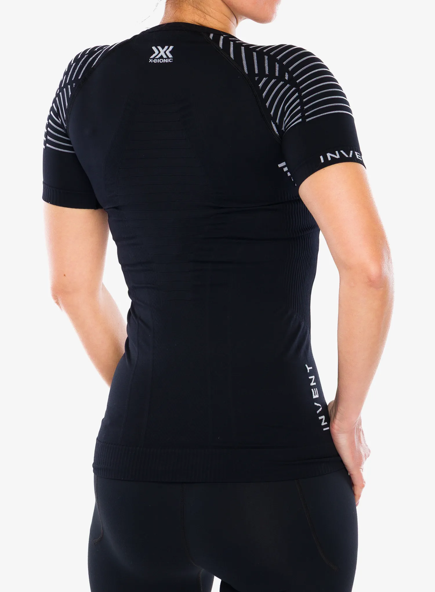 X-Bionic Invent 4.0 LT Gyorsan száradó női póló - opal black/white
