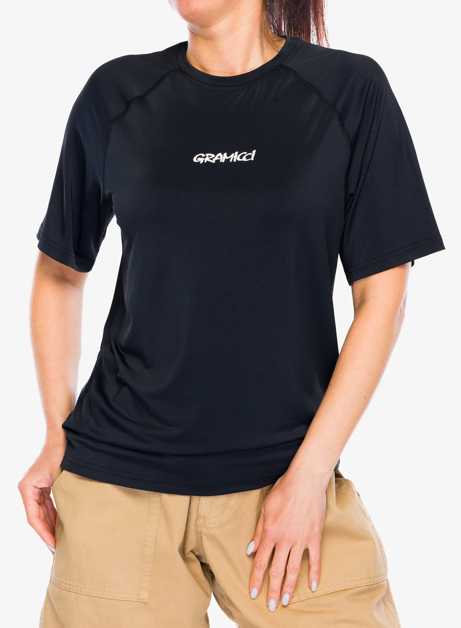 Gramicci Upf-Shield Short Sleeve Top Gyorsan száradó póló - black