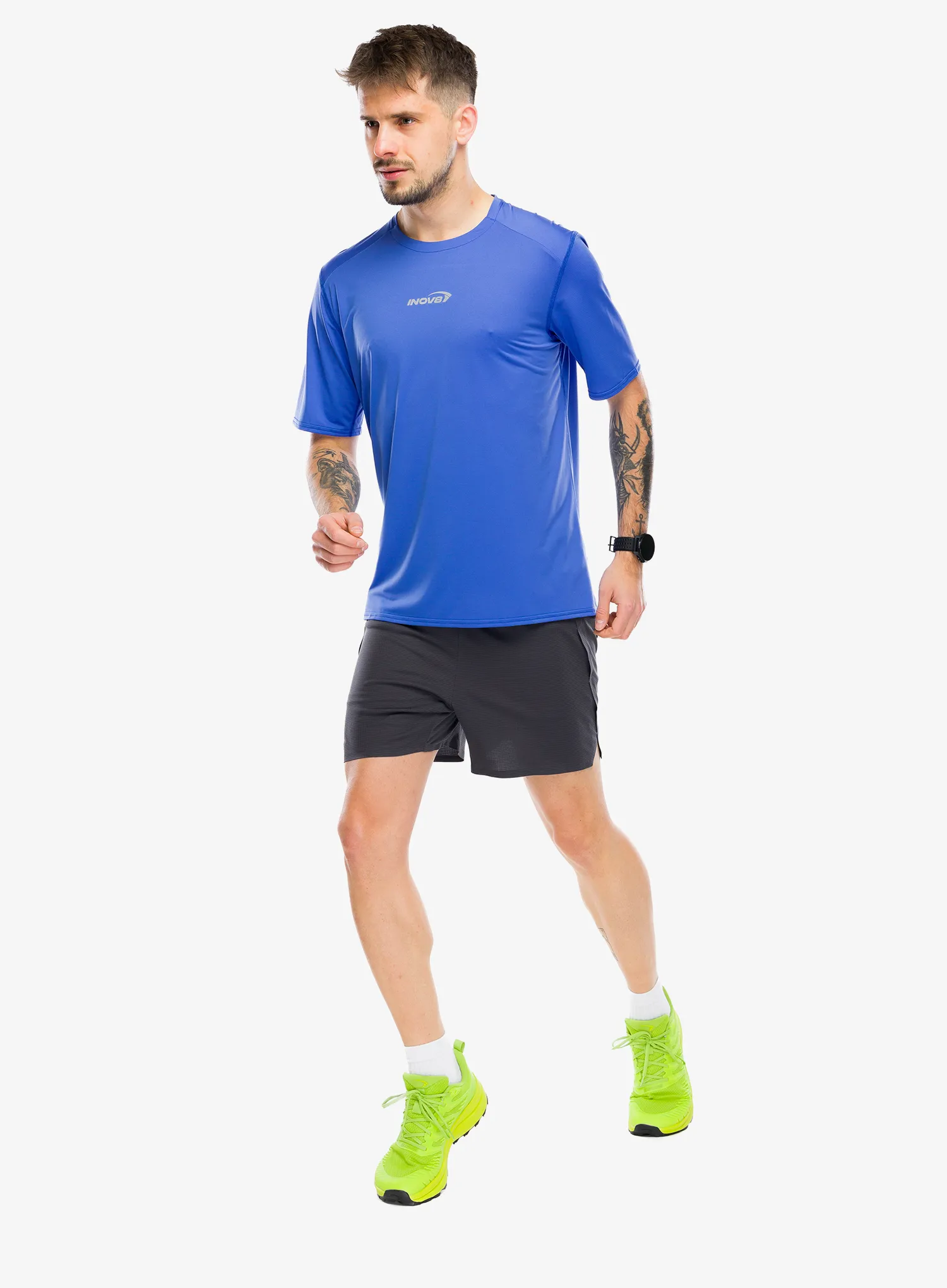 Inov-8 Airlite Short Sleeve T-Shirt Gyorsan száradó póló - blue