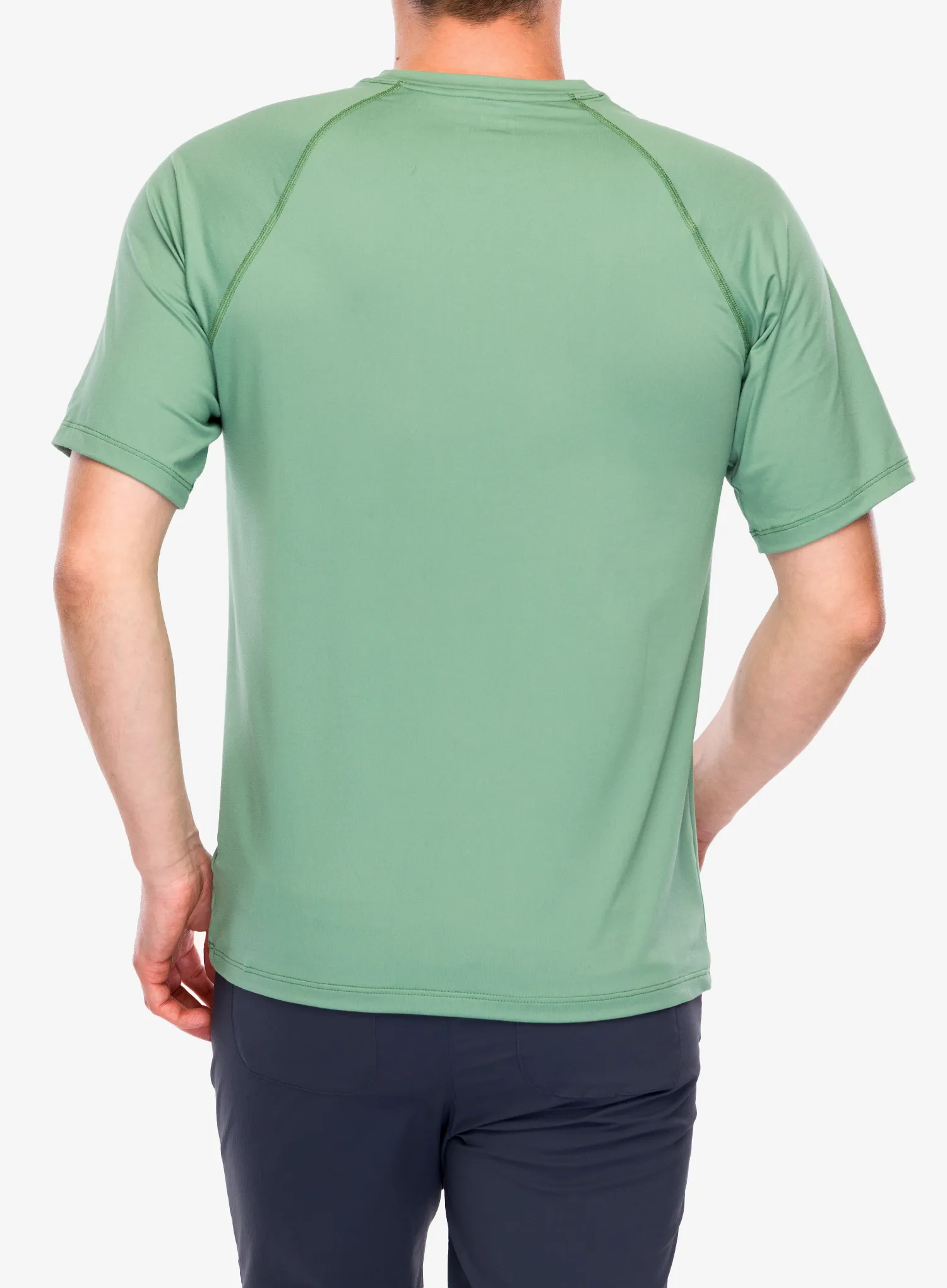 Marmot Windridge Graphic S/S Gyorsan száradó póló - agate green