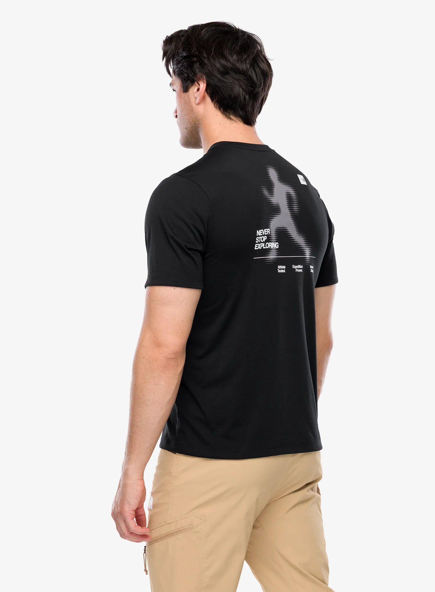 The North Face Bitmap Silhouette Short Sleeves Tee Gyorsan száradó póló - tnf black