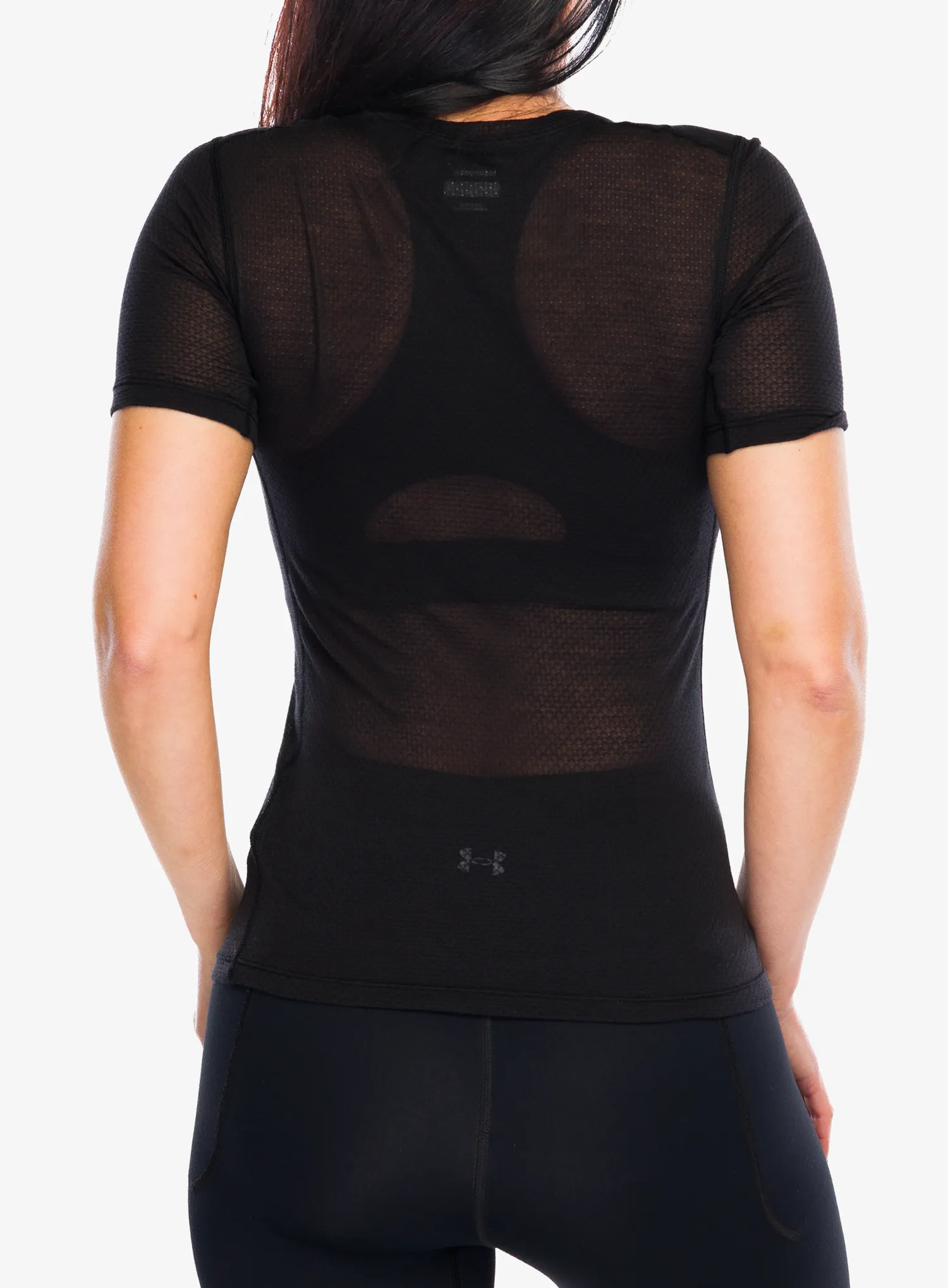 Icebreaker Merino Blend 75 Cool-Lite Featherlight SS Crewe Termoaktív női póló - black