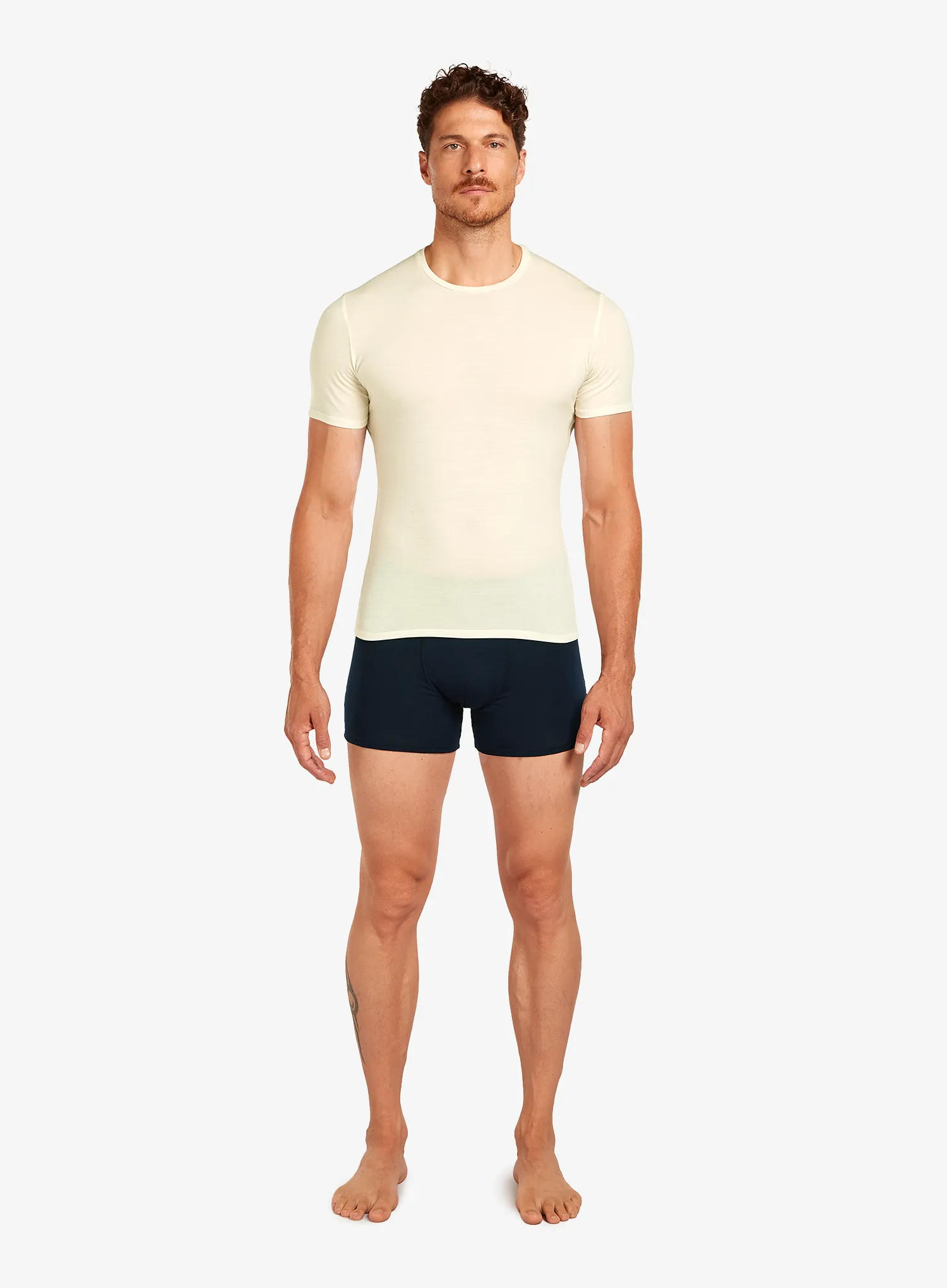 Icebreaker Anatomica S/S Crewe Termoaktív póló - undyed