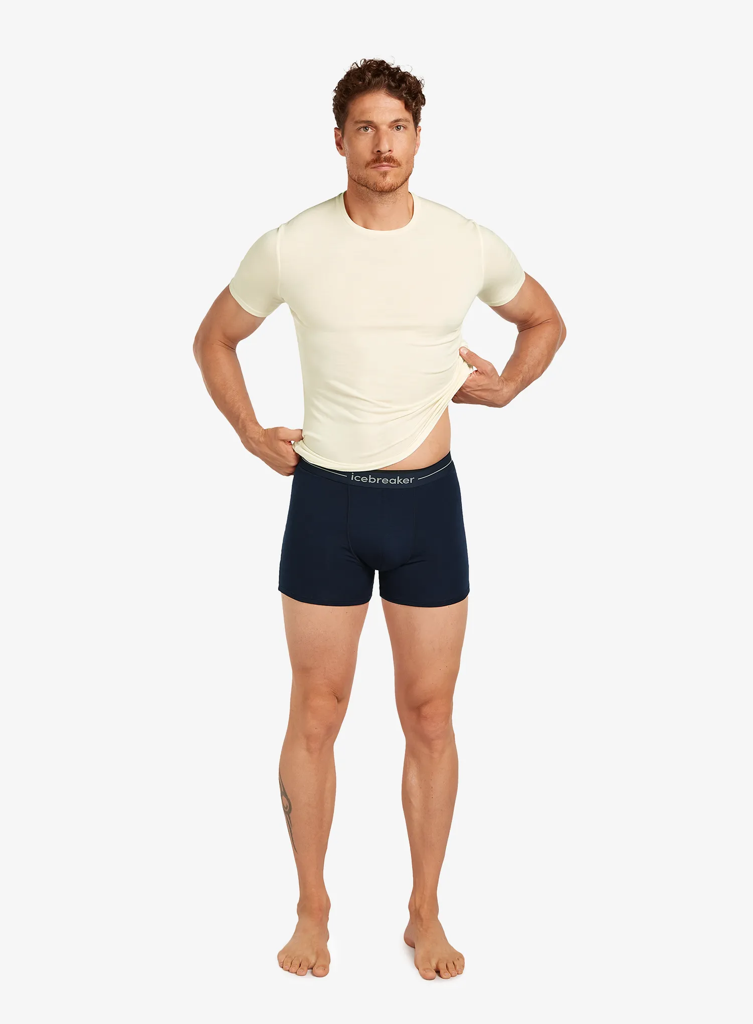 Icebreaker Anatomica S/S Crewe Termoaktív póló - undyed