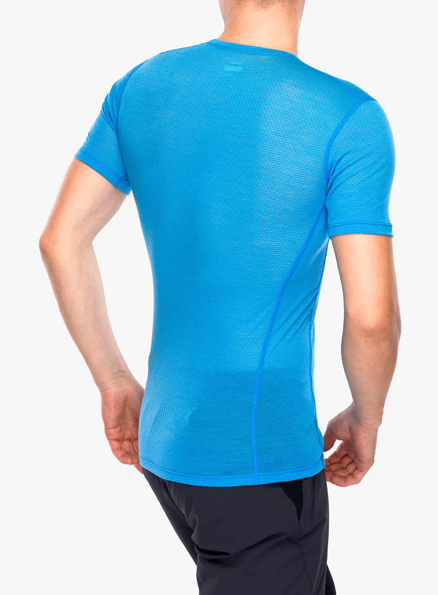 Icebreaker Merino Blend 75 Cool-Lite Featherlight SS Crewe Termoaktív póló - arctic