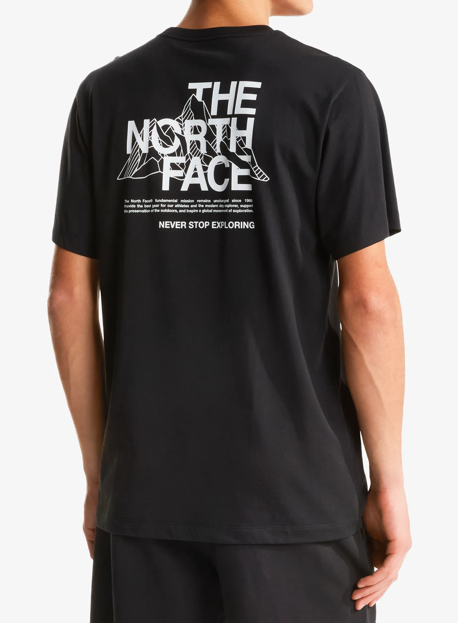 The North Face Mountain Sketch Regular SS Póló - tnf black