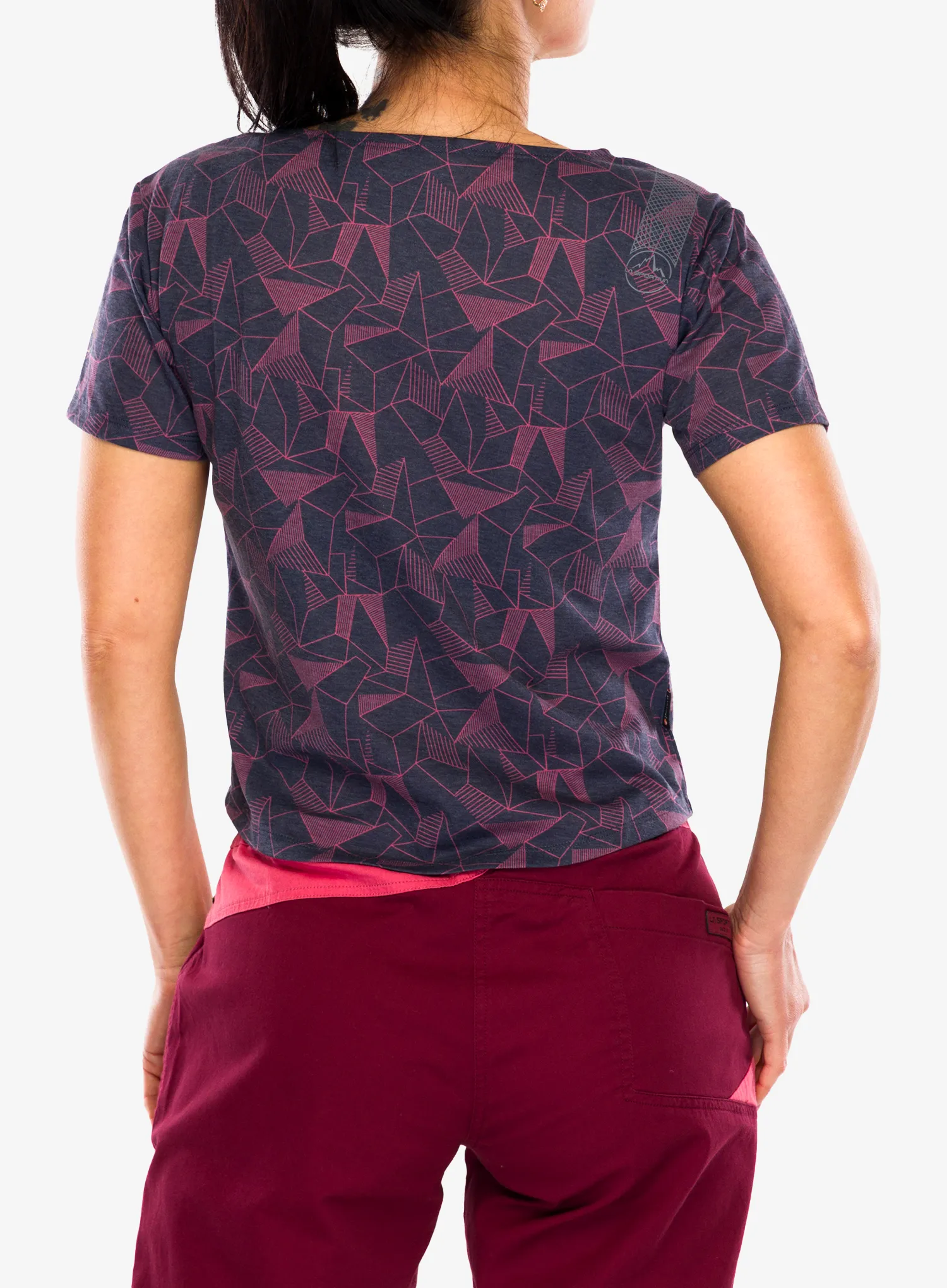 La Sportiva Dimension T-Shirt Női mászópóló - night sky/rosebay