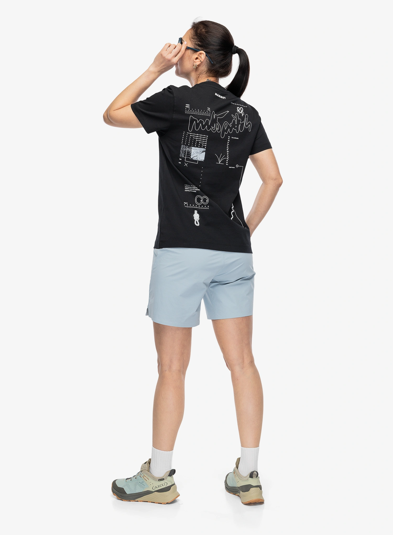 Mammut Mammut Base T-Shirt Multi-Pitch Női mászópóló - black