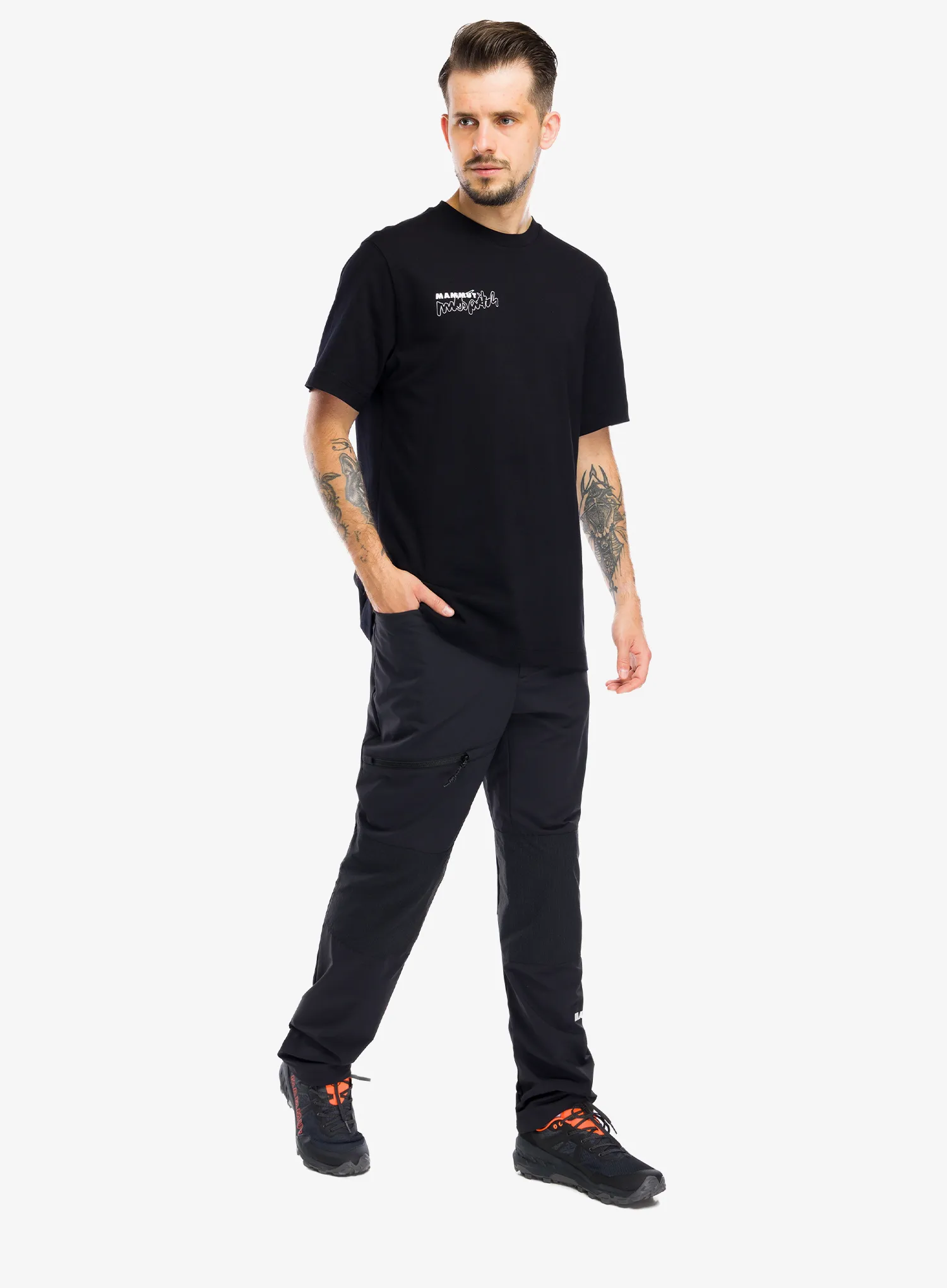 Mammut Mammut Base T-Shirt Multi-Pitch Mászópóló - black