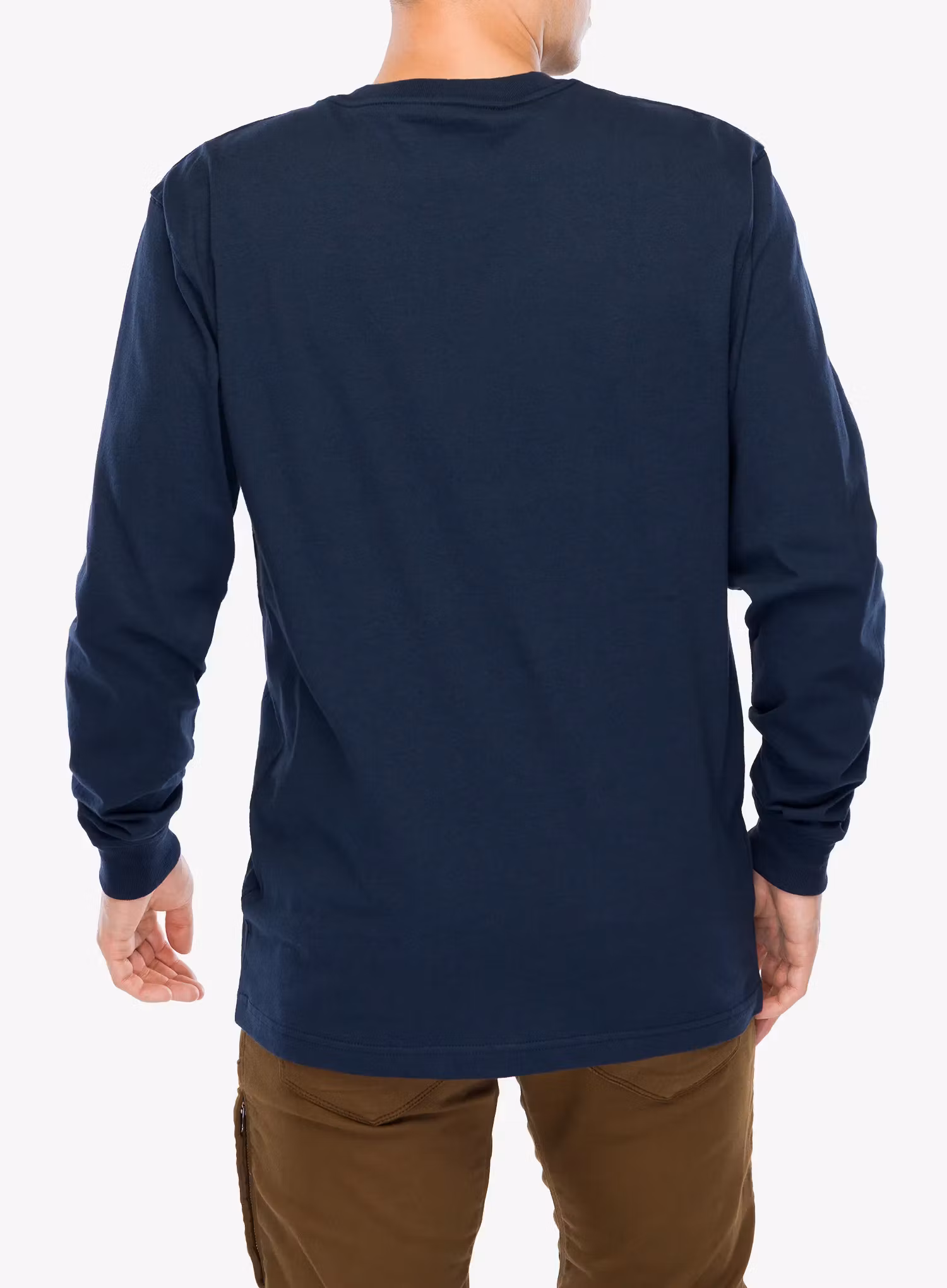 Carhartt Workwear Pocket T-Shirt L/S Hosszú ujjú póló - navy