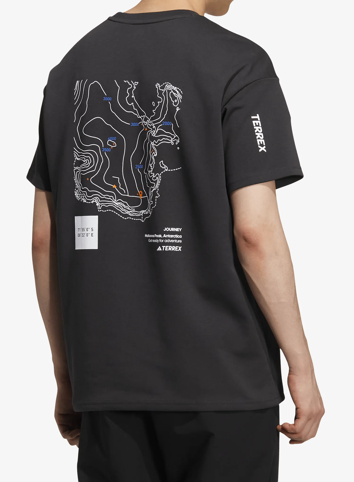 adidas TERREX Xploric Graphic T-shirt Nyomtatott póló - carbon