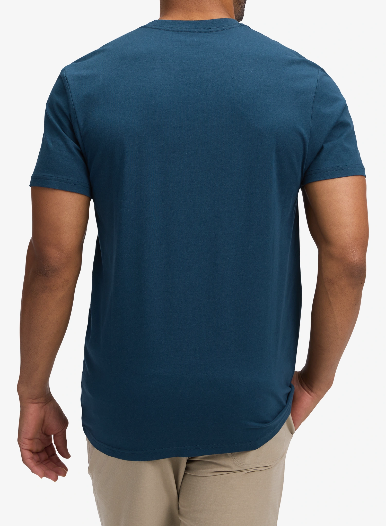 Black Diamond Mini Stacked SS Tee Nyomtatott póló - indigo