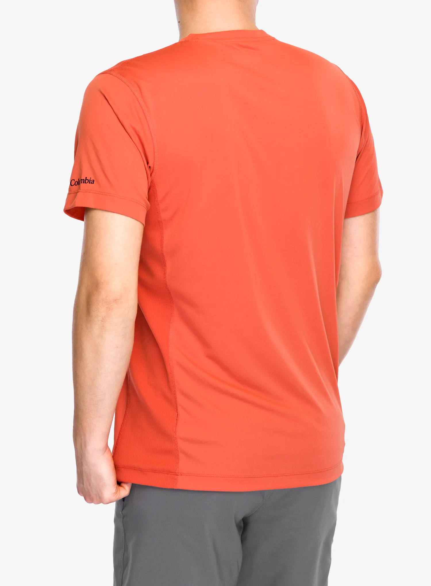 Columbia Zero Rules Light S/S Graphic Crew Nyomtatott póló - tuscan/actively cooled