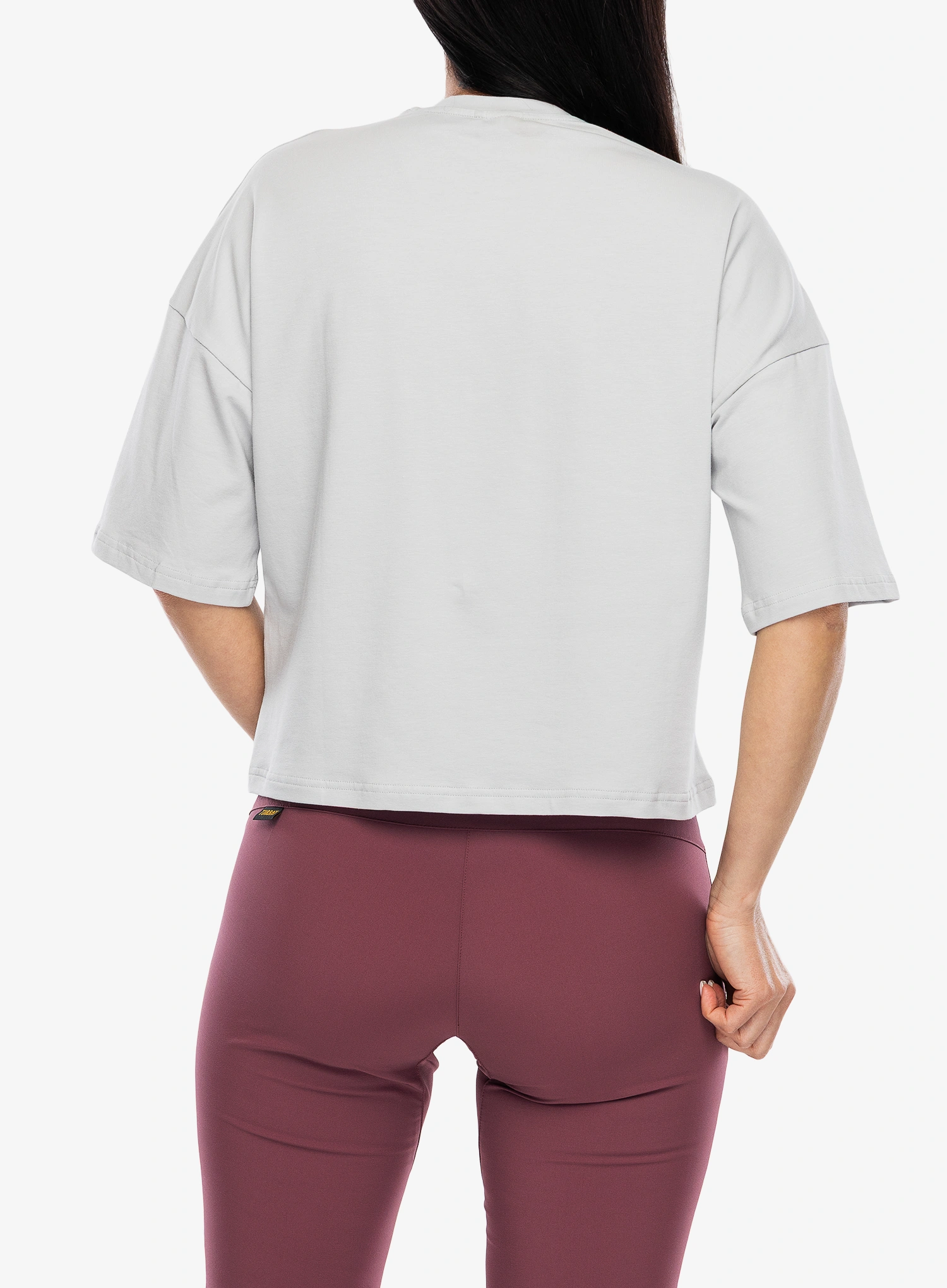 Turbat Steppe Flowers T-Shirt Női nyomtatott póló - glacier gray
