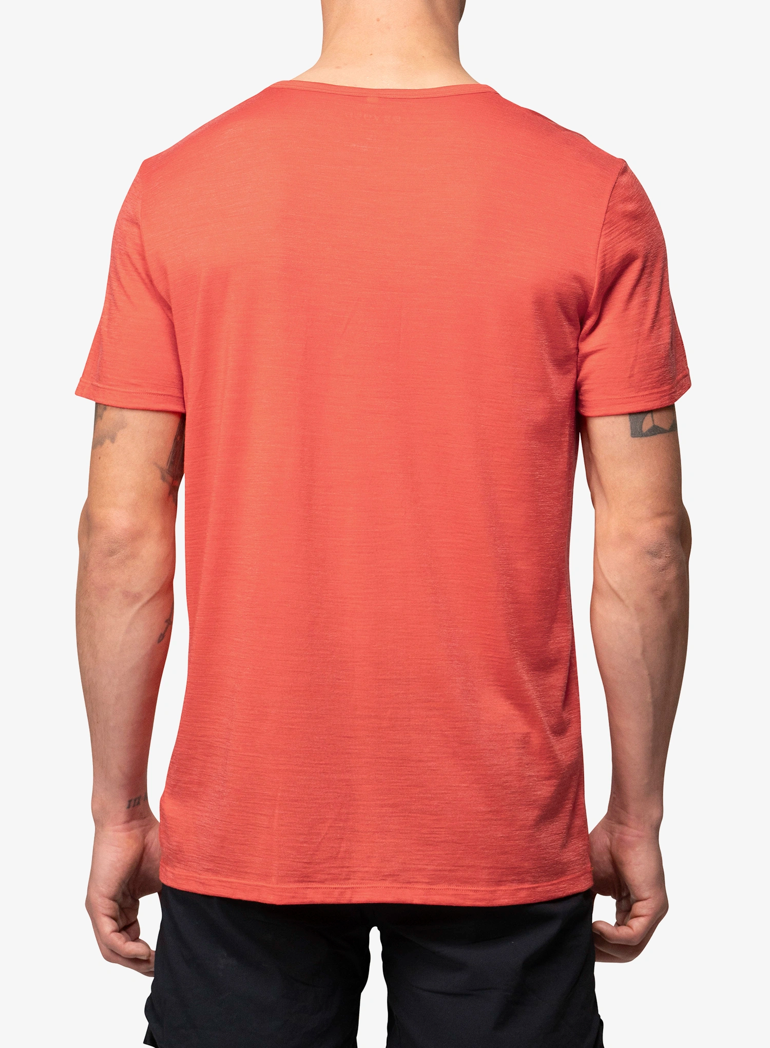Devold Active Outline Tee Nyomtatott póló - cayenne