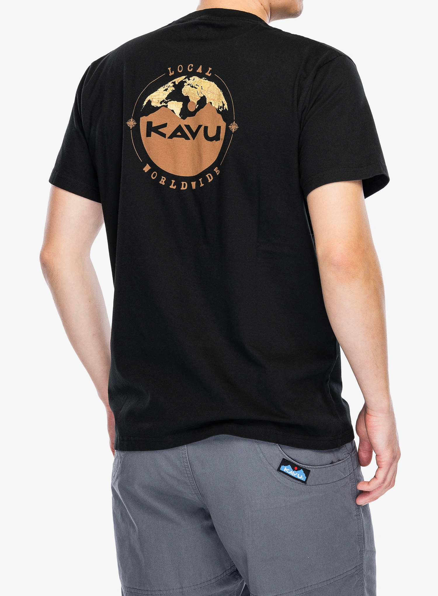 Kavu Globalize Nyomtatott póló - black