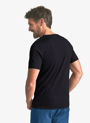 Ortovox 150 Cool Mountain Ts Nyomtatott póló - black raven