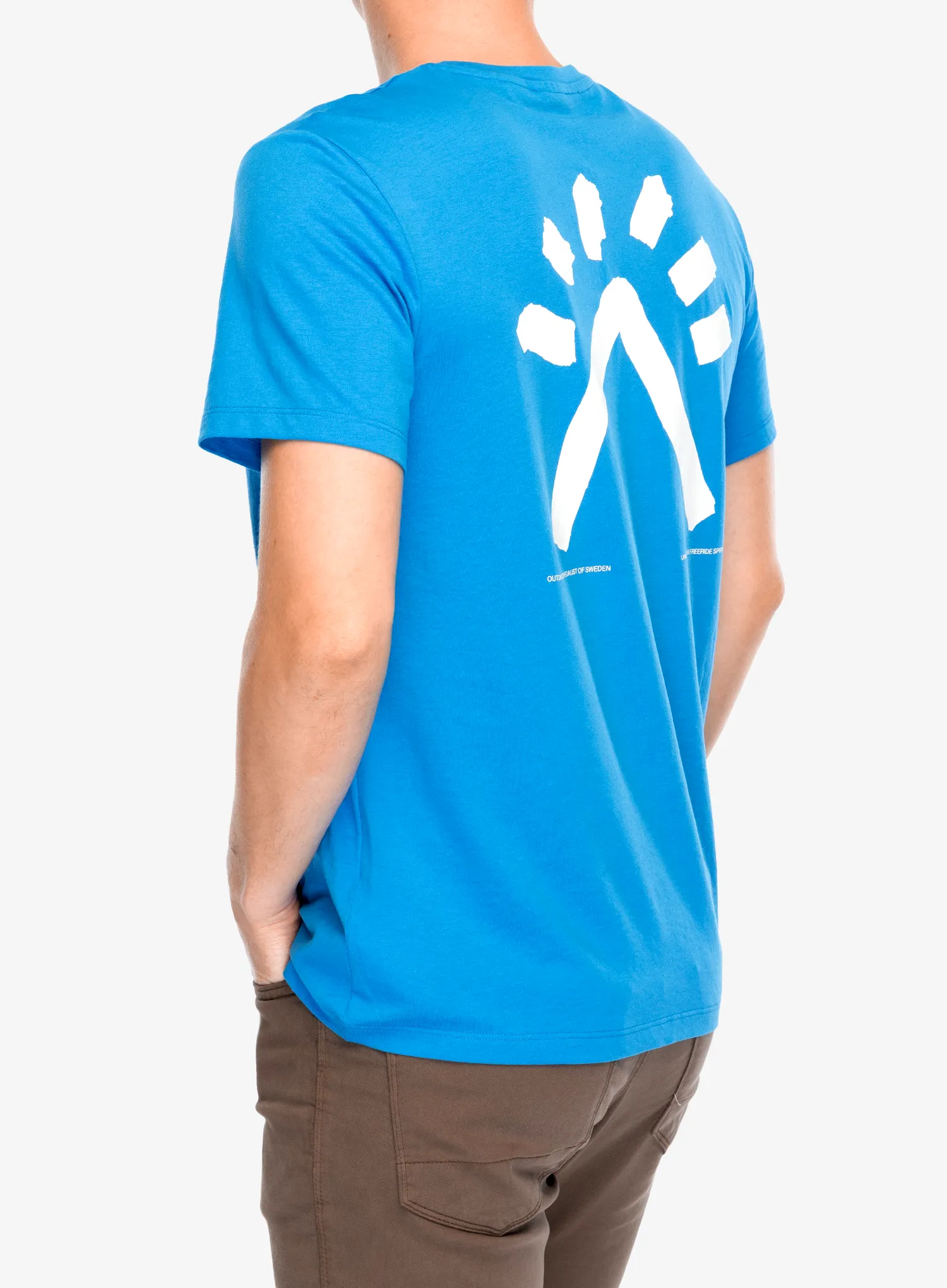 Peak Performance Explore Graphic Tee Nyomtatott póló - brilliant blue