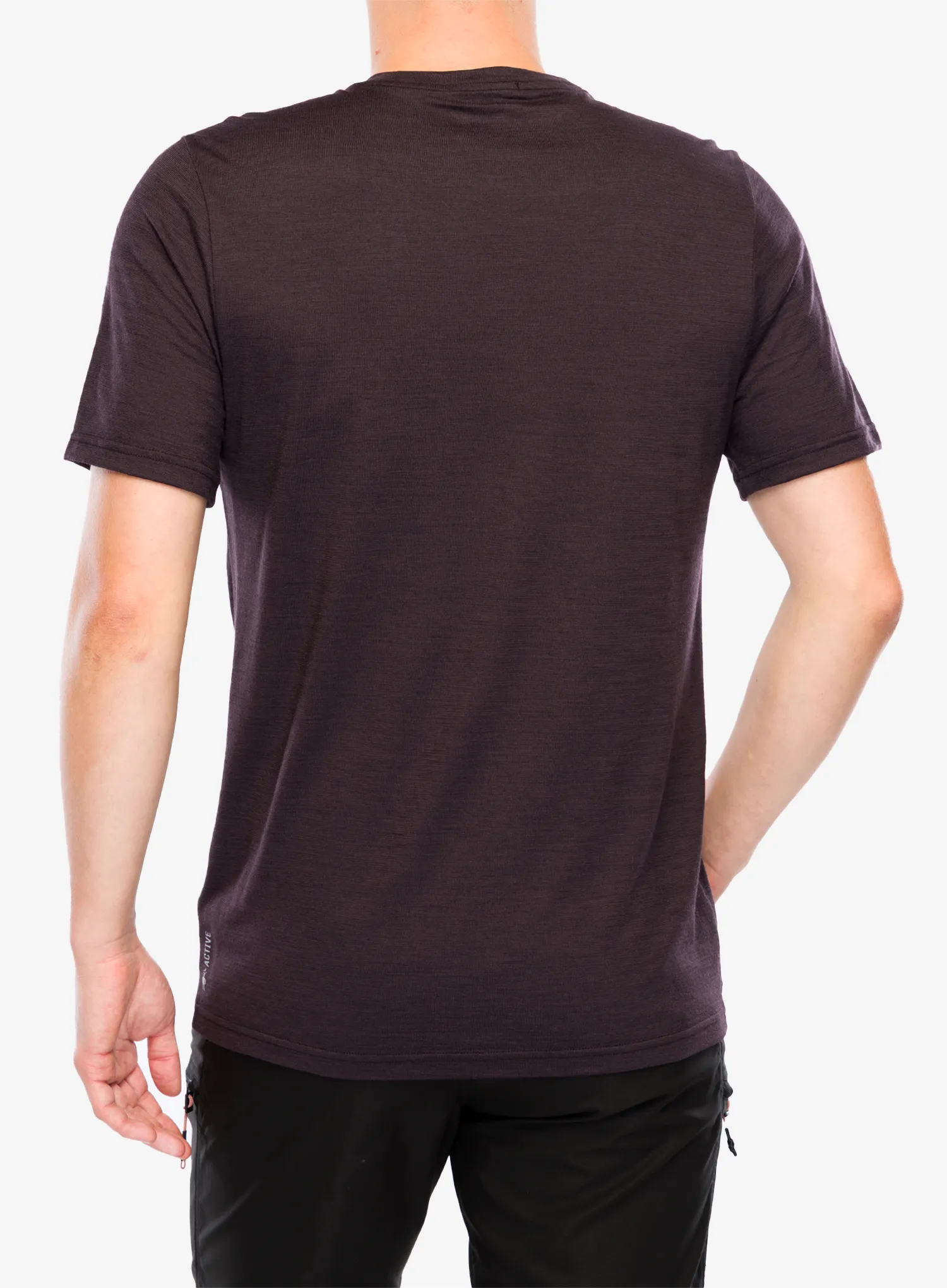 Smartwool Peak Energy Active Short Sleeve Graphic Tee Nyomtatott póló - mink heather
