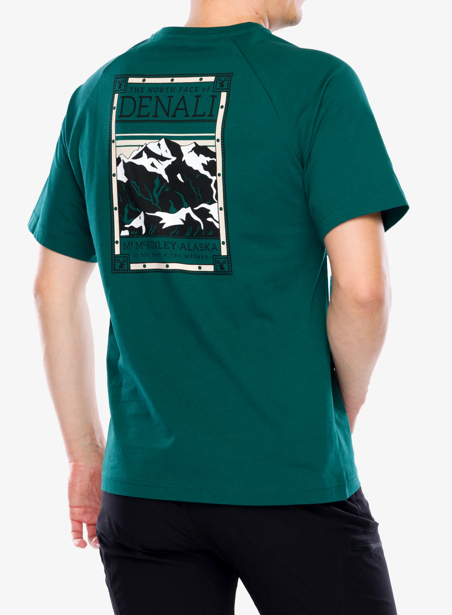 The North Face S/S North Faces Tee Nyomtatott póló - deep nori